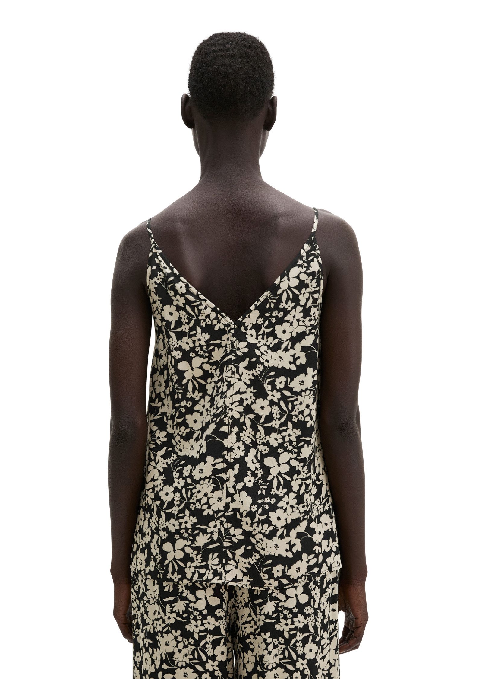 Marc O'Polo Blusentop aus bedrucktem Viskose-Twill