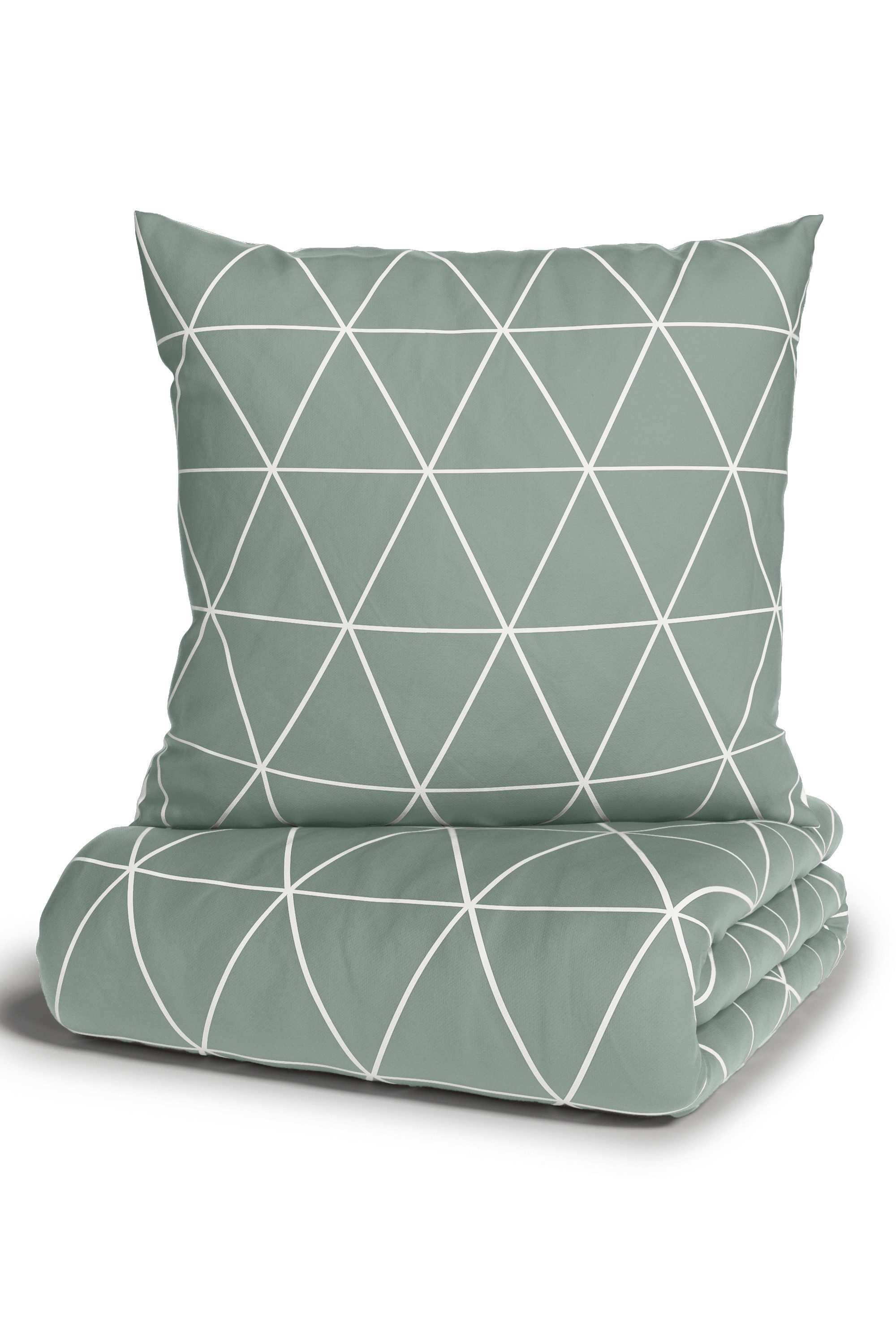 OTTO home Bettwäsche Balsby in Gr. 135x200 oder 155x220 cm, 100% Baumwolle, Renforcé, 2 teilig, Bettwäsche-Set mit Muster, Wendebettwäsche – Bild 5 von 5