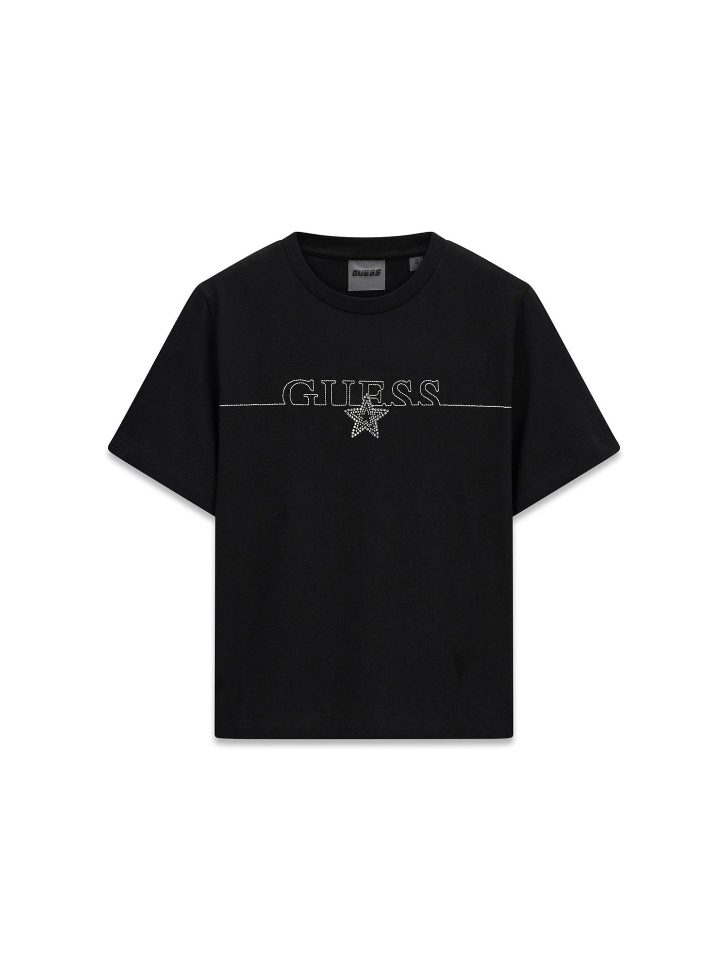 Guess Kurzarmshirt AGENA SS T-SHIRT - Logo T-Shirt - Baumwollshirt - Damen T-Shirt