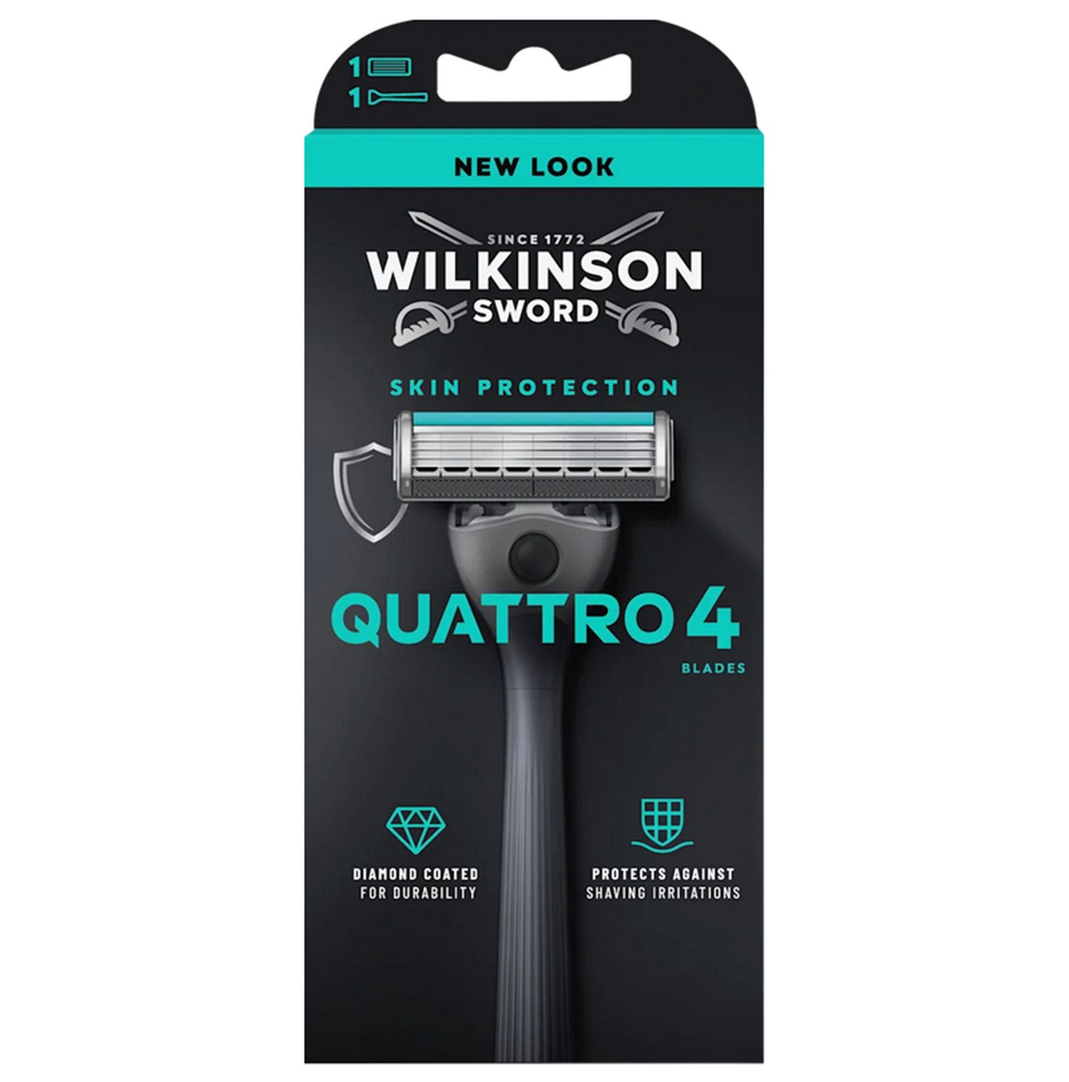 Wilkinson Nassrasierer Quattro 4, 1-tlg.