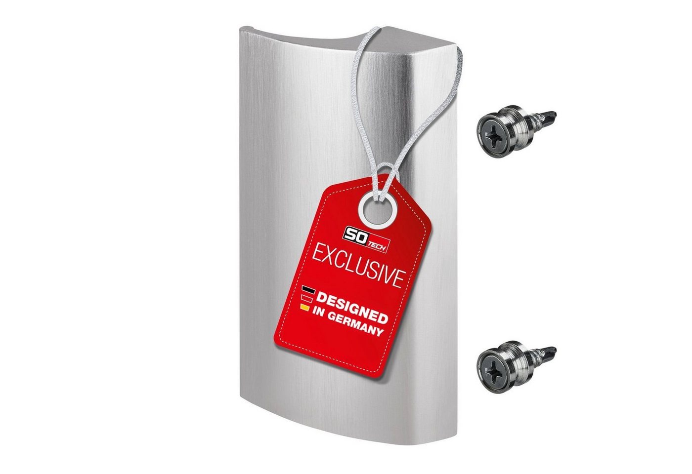 Thumbnail - SO-TECH® Türgriff Balkontürgriff SEJA II für Terrassentür Ziehgriff Aluminium, Edelstahloptik - 85 x 40 x 20 mm