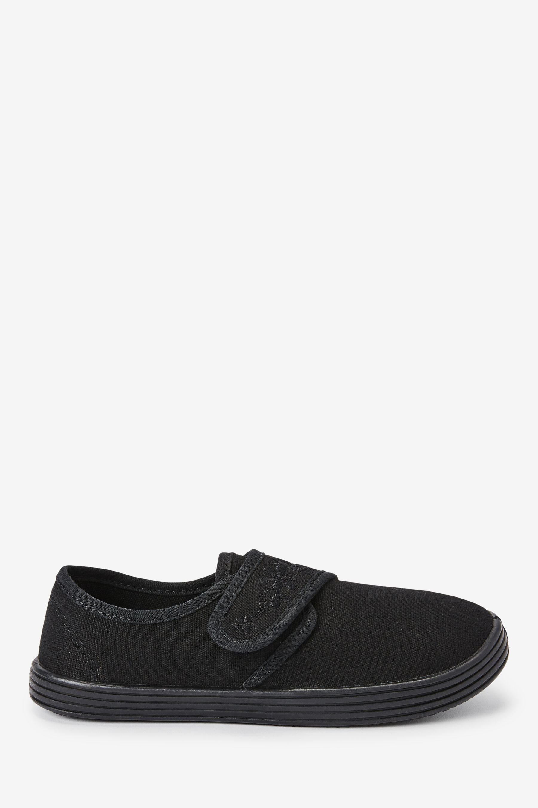 Next Turnschuhe mit Stickerei, weite Passform Klettschuh