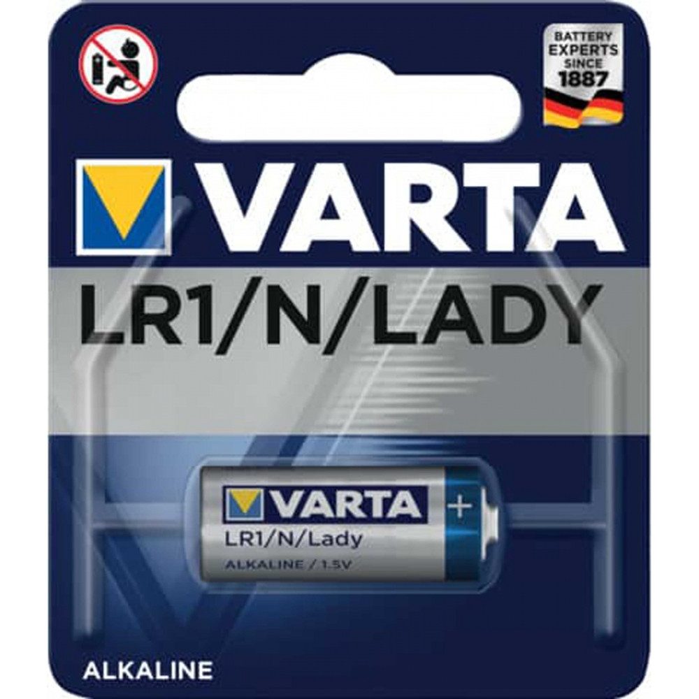 VARTA Varta LR1 Lady Blisterbatterie für Elektronik. Akku Varta LR1 Lady 1er Blister Batterie (1.5 V V), Varta Spezialbatterie
