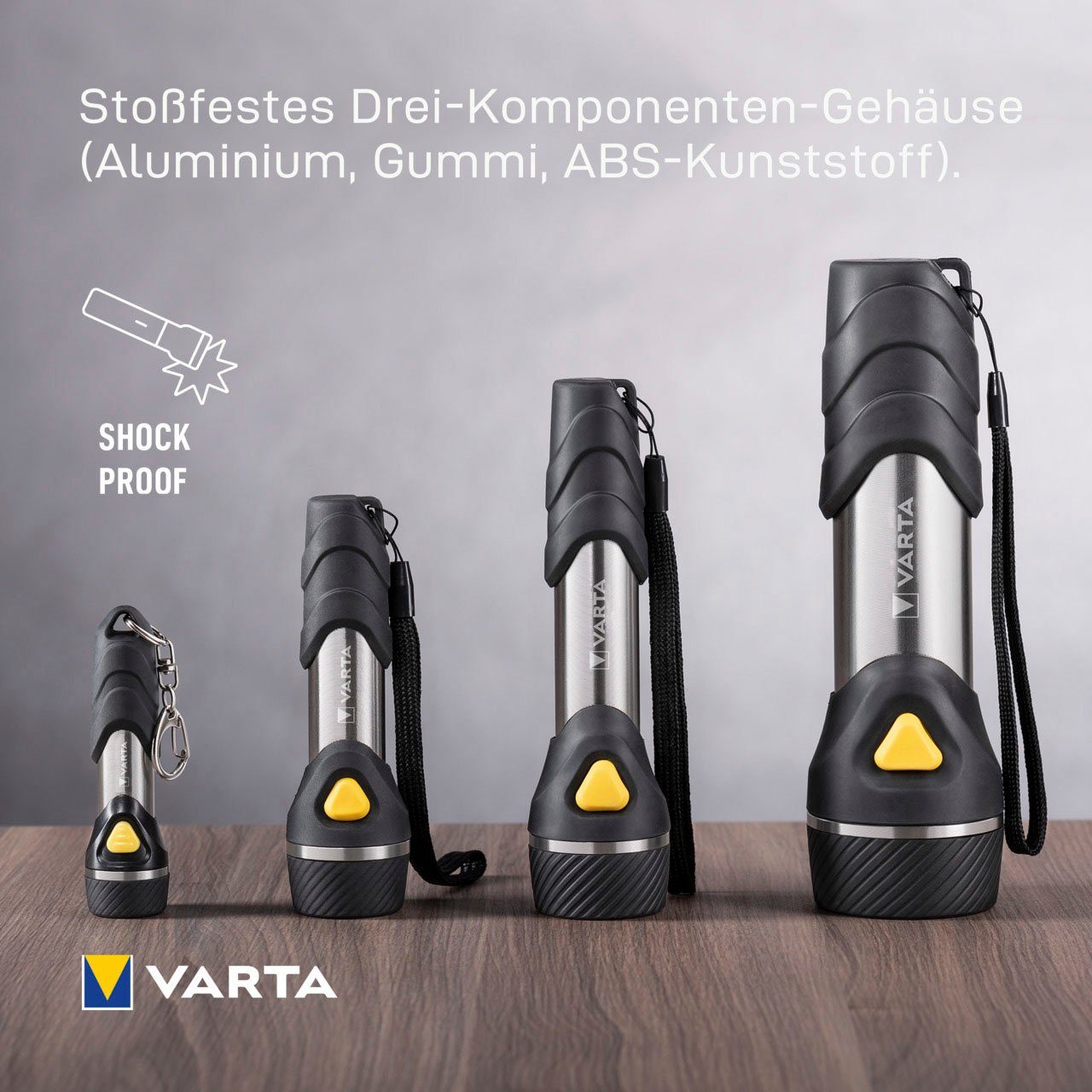 VARTA Handleuchte 9 Multi Taschenlampe LEDs LIGHT LED Light MULTI LED VARTA TASCHENLAMPE DAY F20 F20 VARTA mit Day