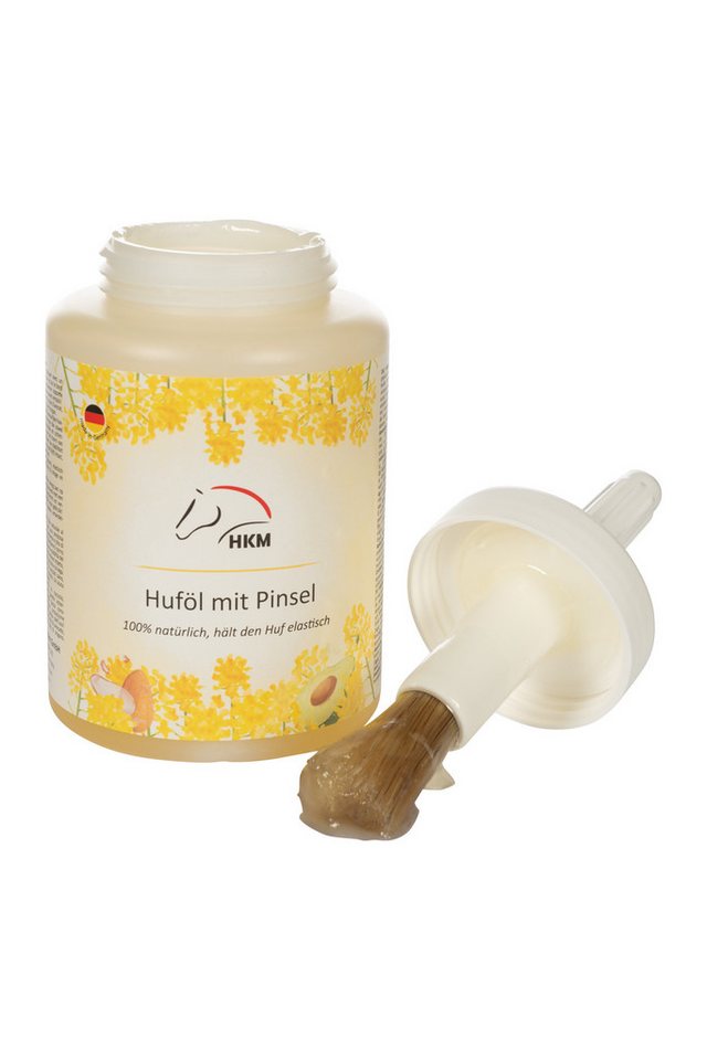 Thumbnail - HKM Striegel Natürliches Huföl mit Pinsel, 450 ml