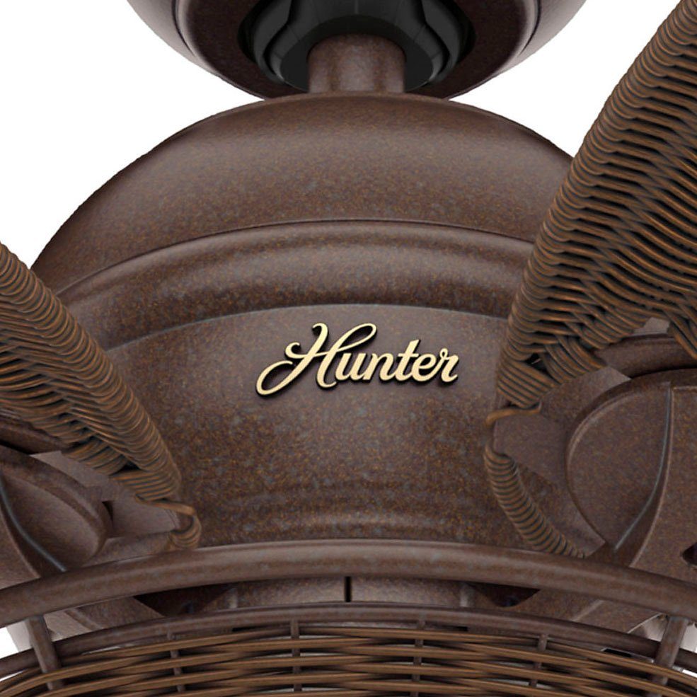 Verwitterte Deckenventilator 137cm Caribbean Bronze Hunter Breeze,