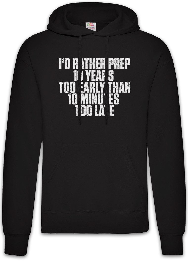 Hoodie I'd Rather Prep Herren Hoodie Prepper Survival Lost Outdoor Endzeit