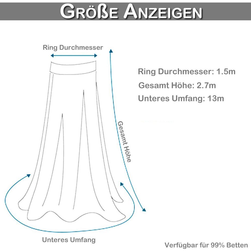 Sunicol Moskitonetz Betthimmel Kinder Prinzessin Zelt günstig online kaufen