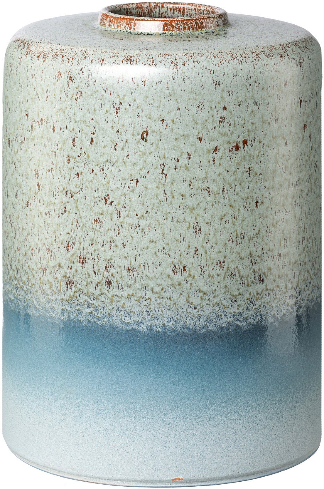 Home affaire Dekovase Muhu (1 St), Tischvase, aus Steingut, mit Farbverlauf. Reduzierter Preis € 38,67. Unverbindliche Preisempfehlung € 54,99