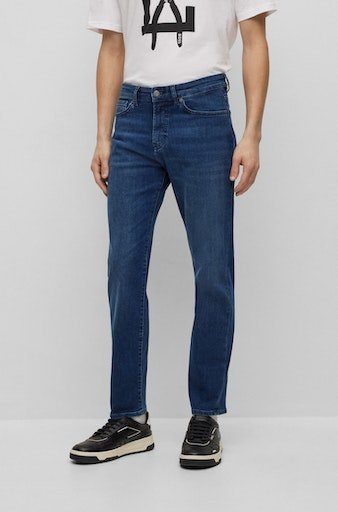 BOSS ORANGE Straight-Jeans Re.Maine mit BC-P Markenlabel