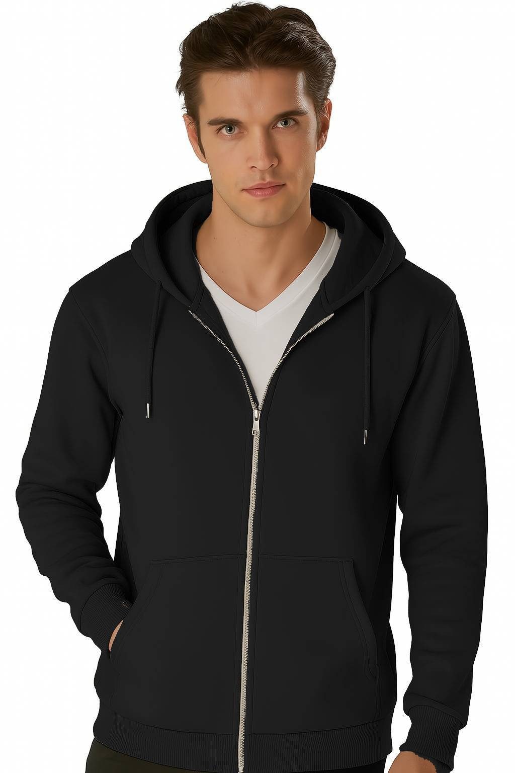Smith & Solo Hoodie Herren - Sweatshirt mit Reißverschluss Zipper Sweatjack günstig online kaufen