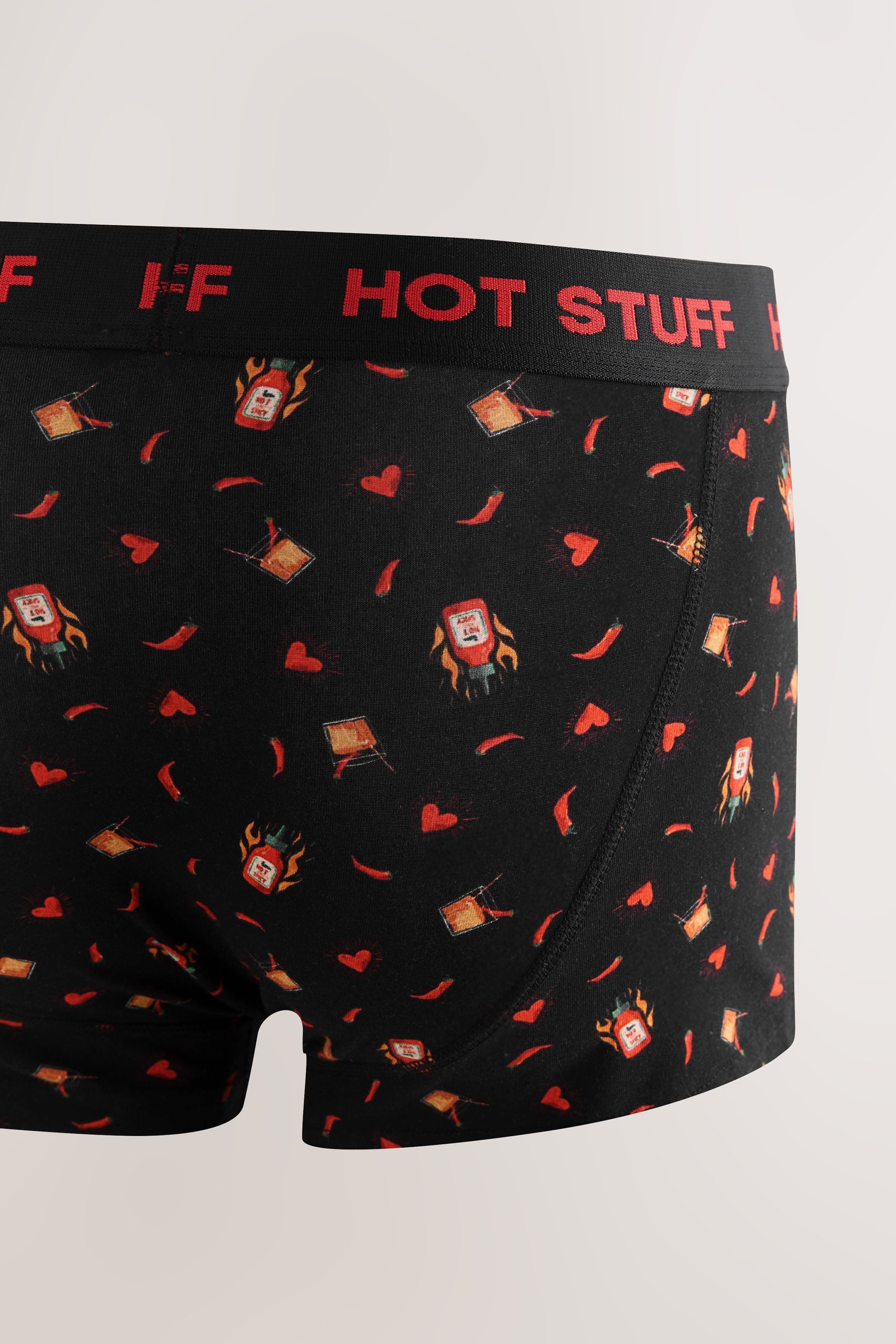 Next Boxershorts Hipster-Boxershorts mit Valentin-Print (1-St)