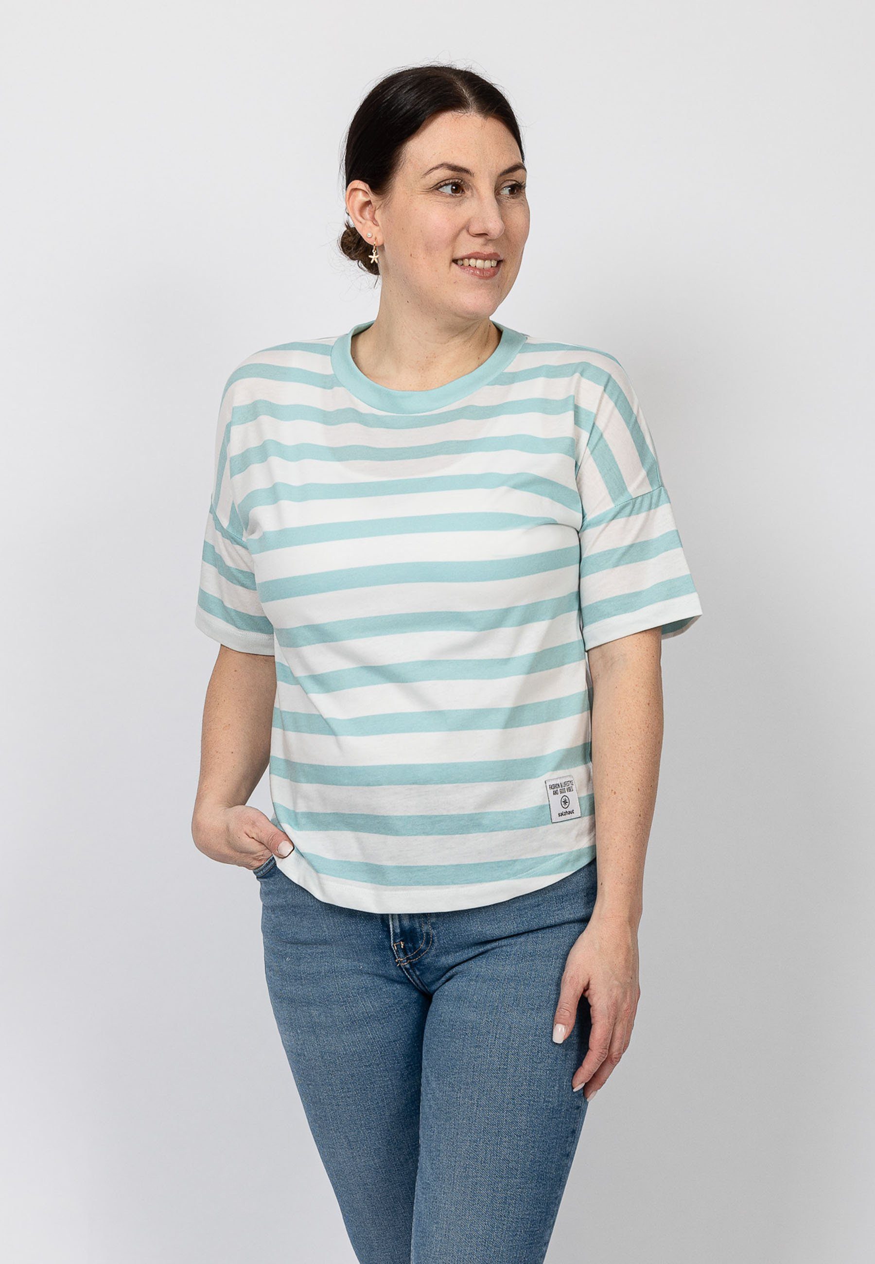salzhaut T-Shirt KOERT Damen Oversized salzhaut T-Shirt – bequeme Qualität und nordisch klares Design