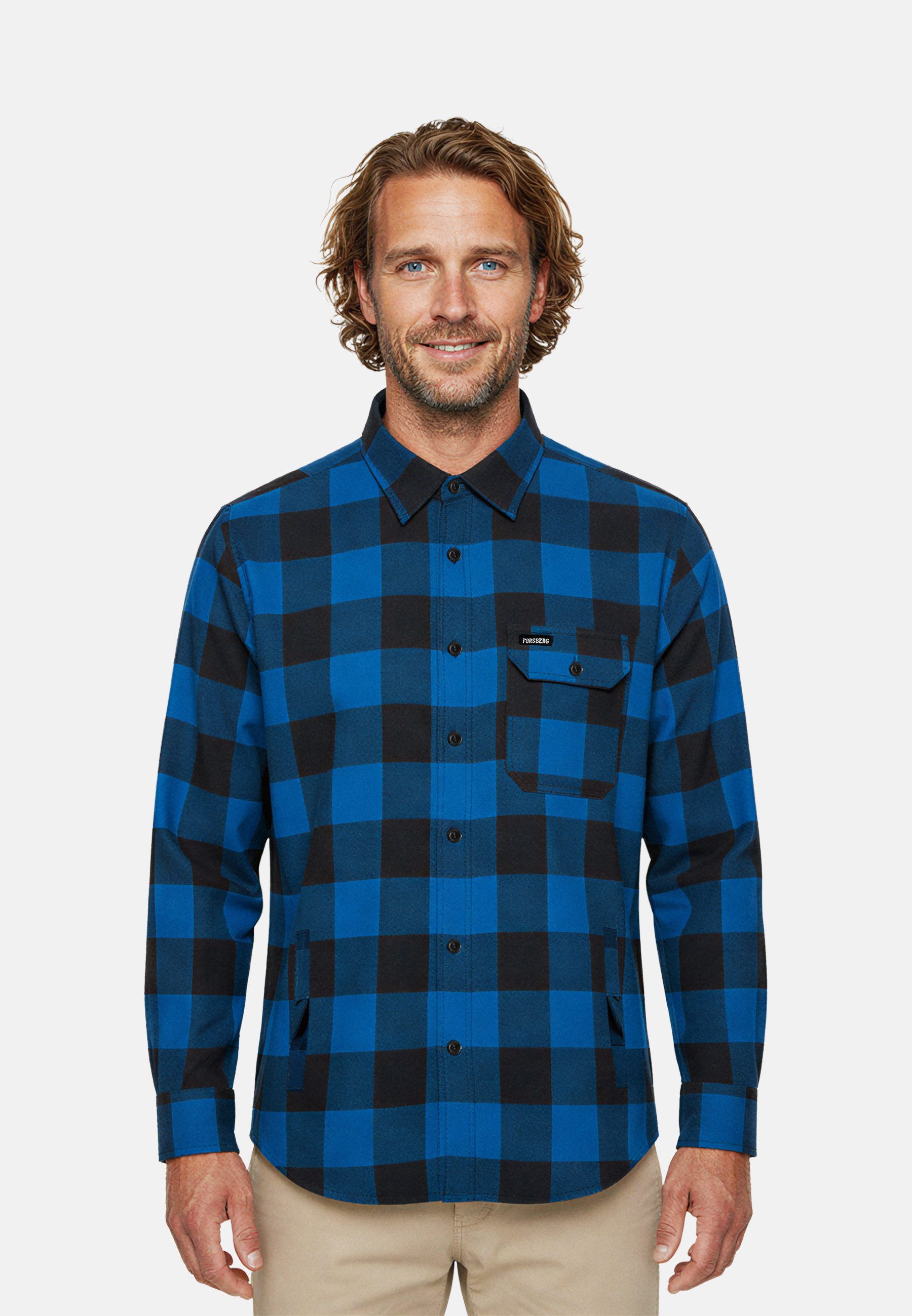 FORSBERG Langarmhemd Brisason leichtes Flanellhemd günstig online kaufen