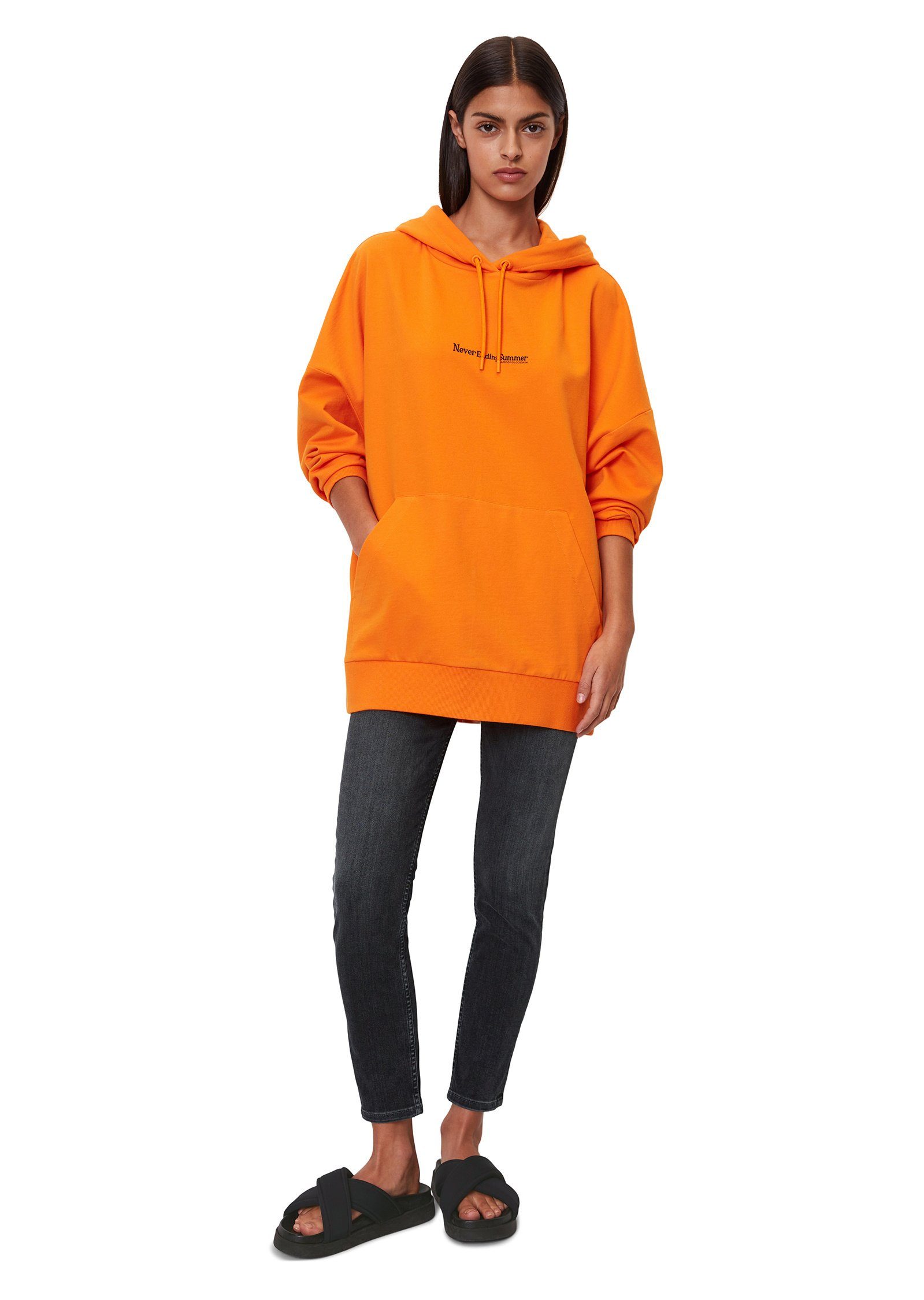 Cotton Sweatshirt aus O'Polo DENIM Marc orange Organic