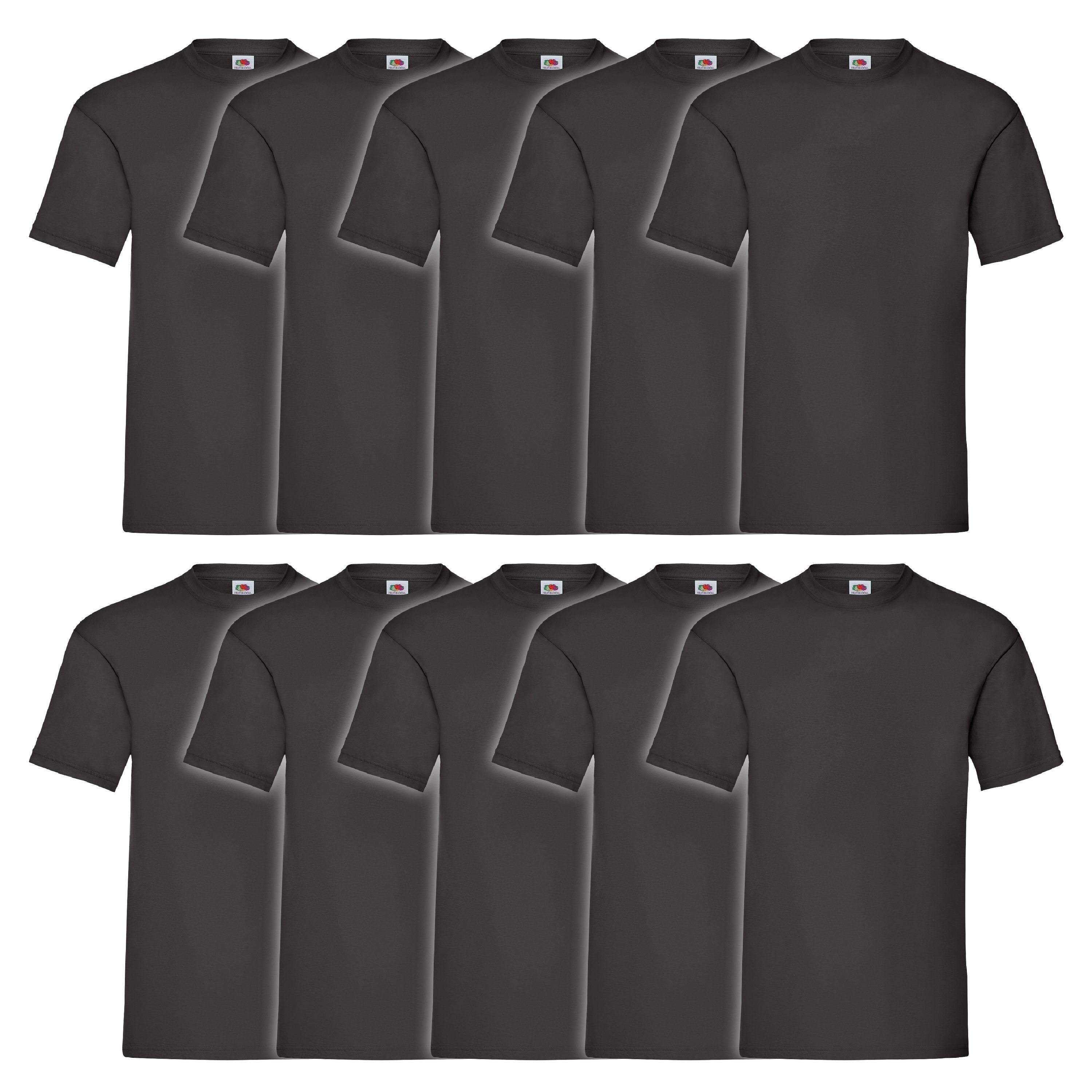 Fruit of the Loom Rundhalsshirt Fruit of the Loom Valueweight T 10er Pack