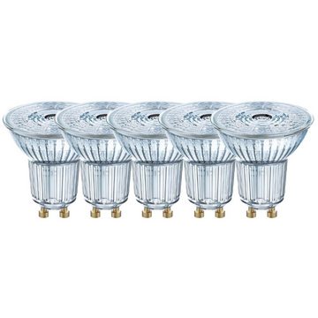 LED-Leuchtmittel 5 x Osram LED Parathom PAR16 Glas Reflektor 3,4W = 35W GU10 230lm