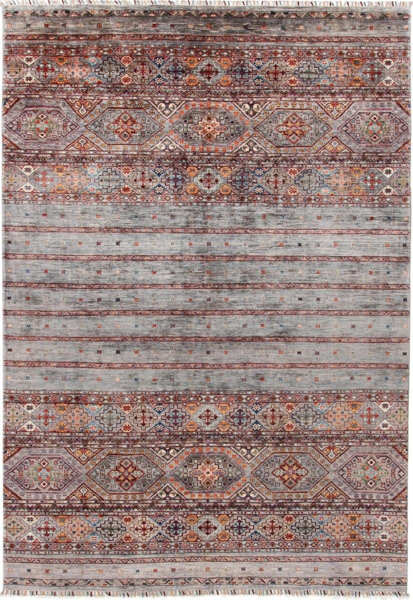 Orientteppich Arijana Shaal 208x300 rechteckig, mm Handgeknüpfter 5 Nain Orientteppich, Trading, Höhe