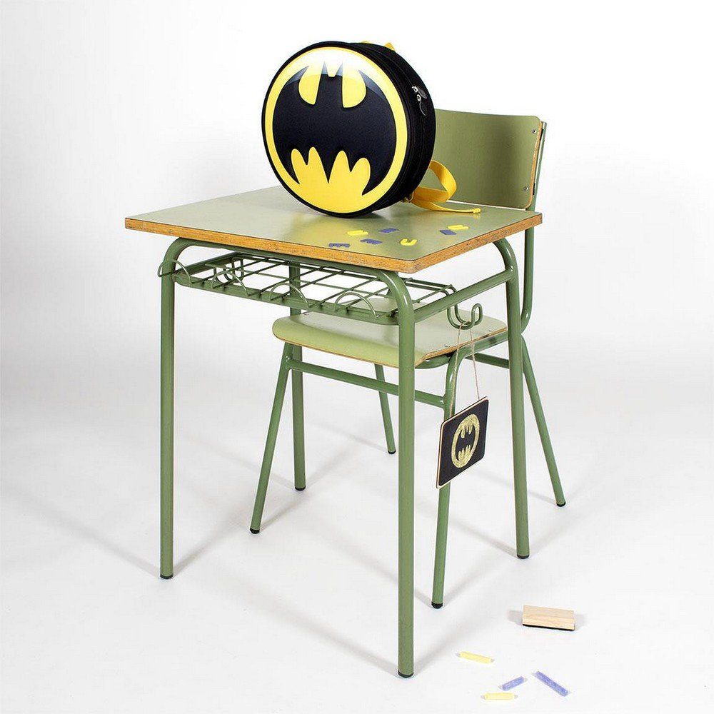 Batman Rucksack Batman Kinder-Rucksack 3D x Kinderrucksack 30 9 Gelb 30 cm x