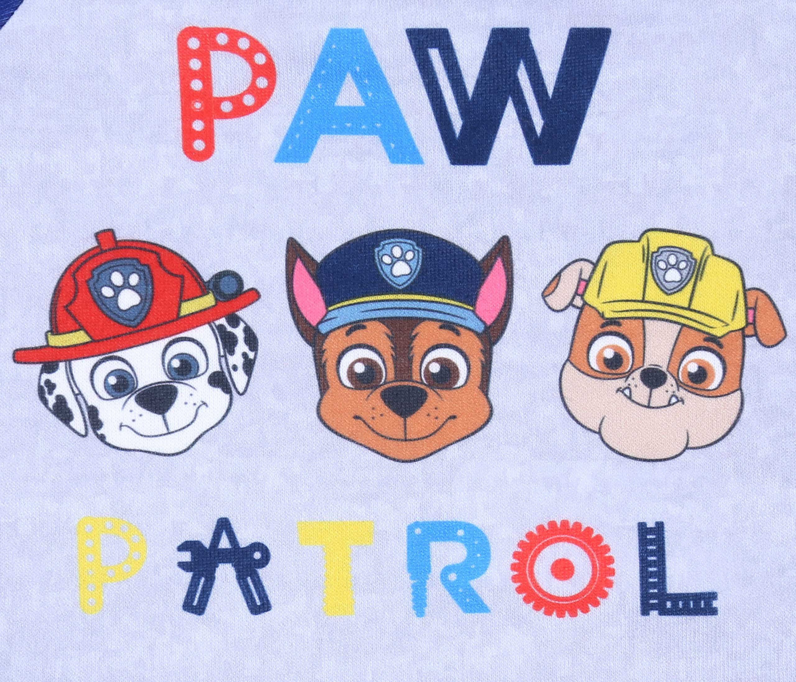 PAW PATROL T-Shirt & Shorts Grau-roter Trainingsanzug Paw Patrol Nickelodeon 12 Monate