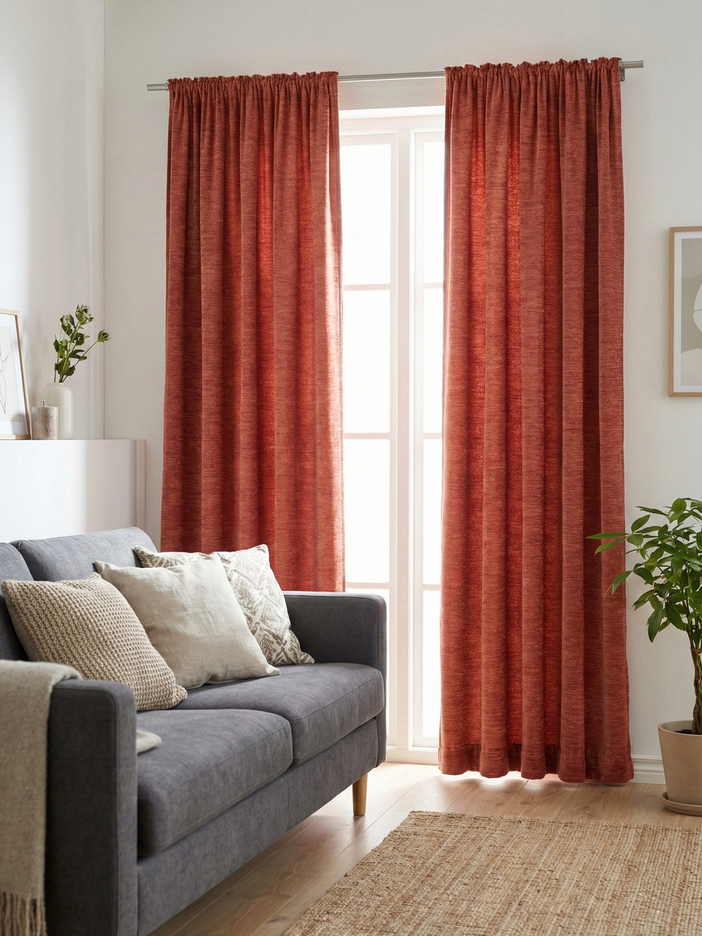 Wirth Vorhang Warnow (1 St), Kräuselband, blickdicht, Chenille, 270 g/m2