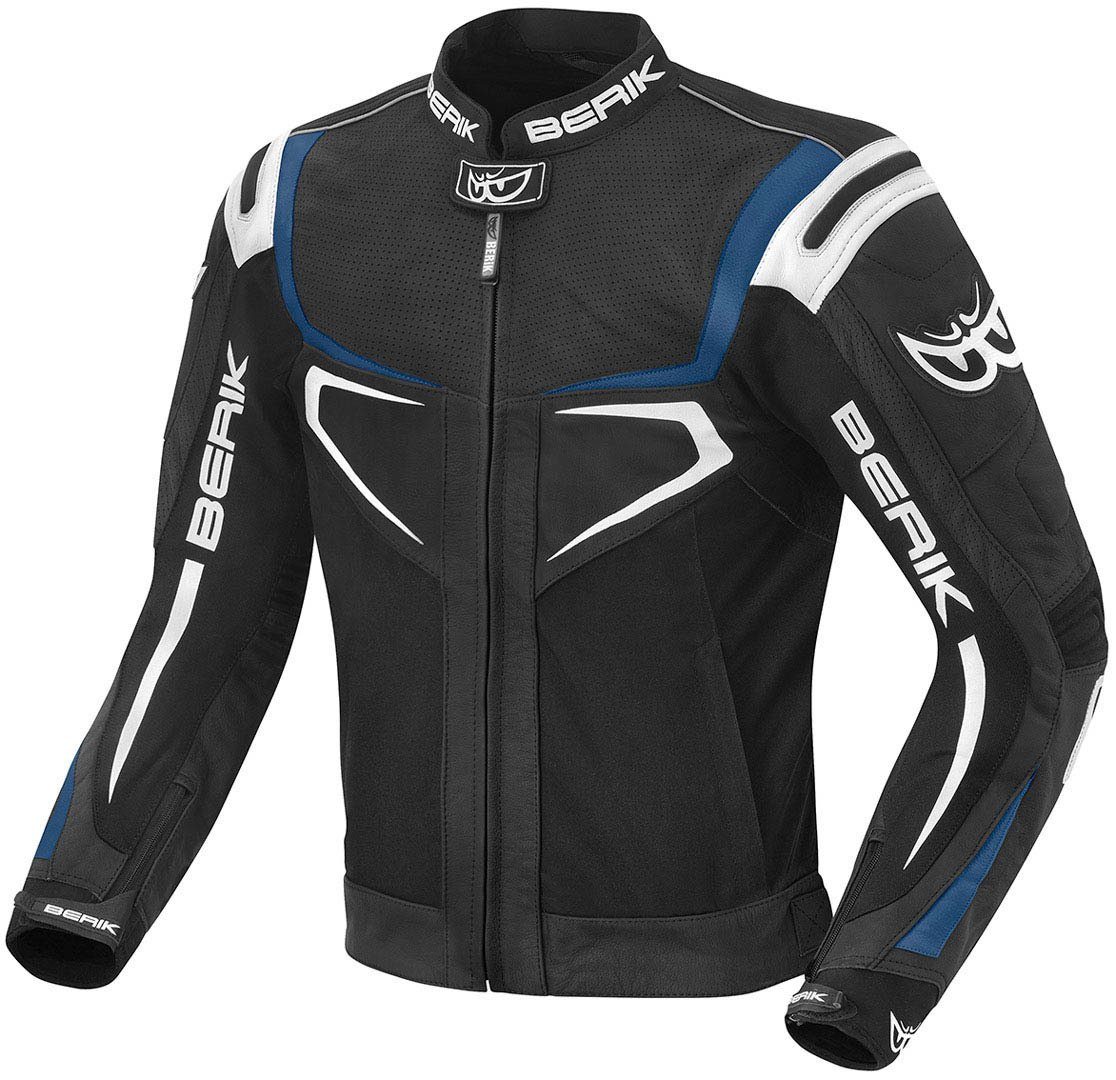 Berik Motorradjacke Radic Motorrad Leder- / Textiljacke herausnehmbares Innenfutter