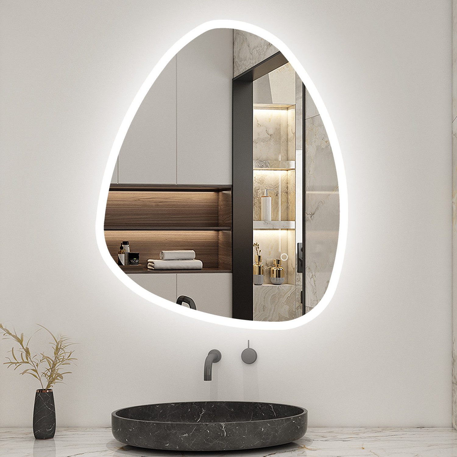 Aica Sanitär Badspiegel LED Beleuchtung mit günstig online kaufen