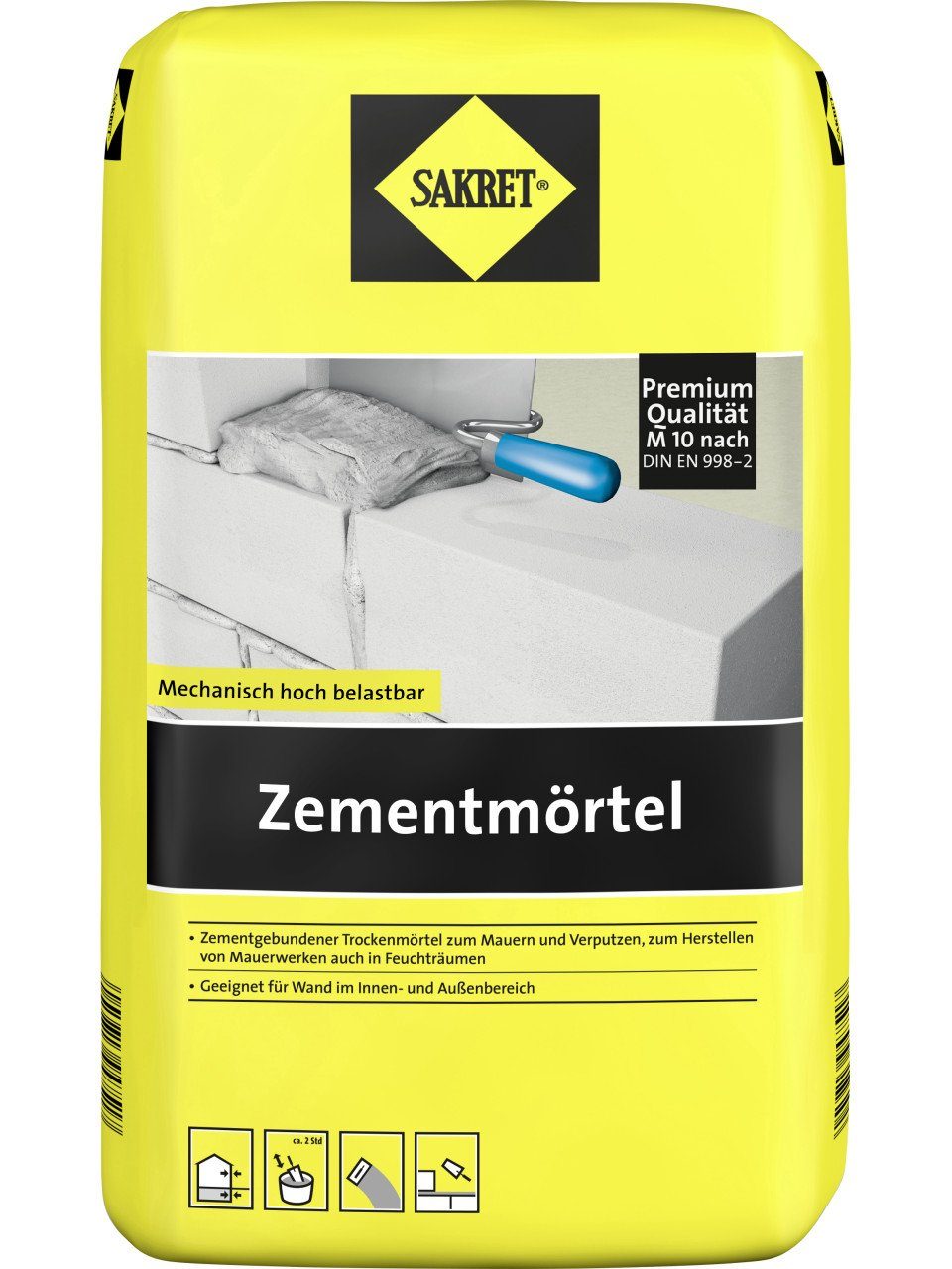 Sakret Estrich SAKRET Zementmörtel 10 kg Sack