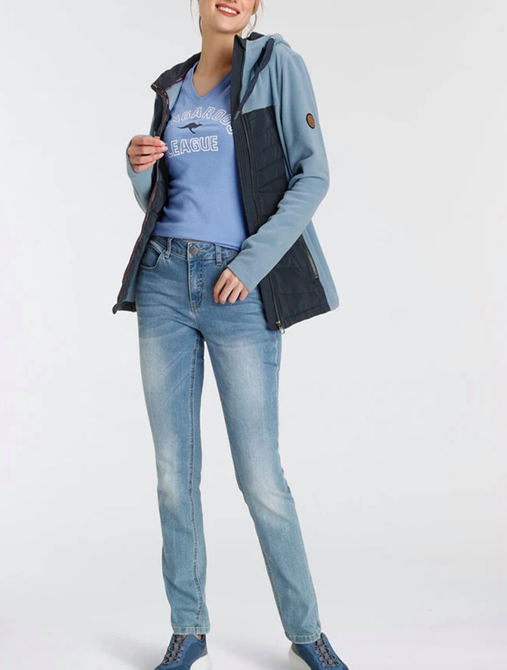 Keskin Collection Steppjacke Fleece Stepp Jacke günstig online kaufen
