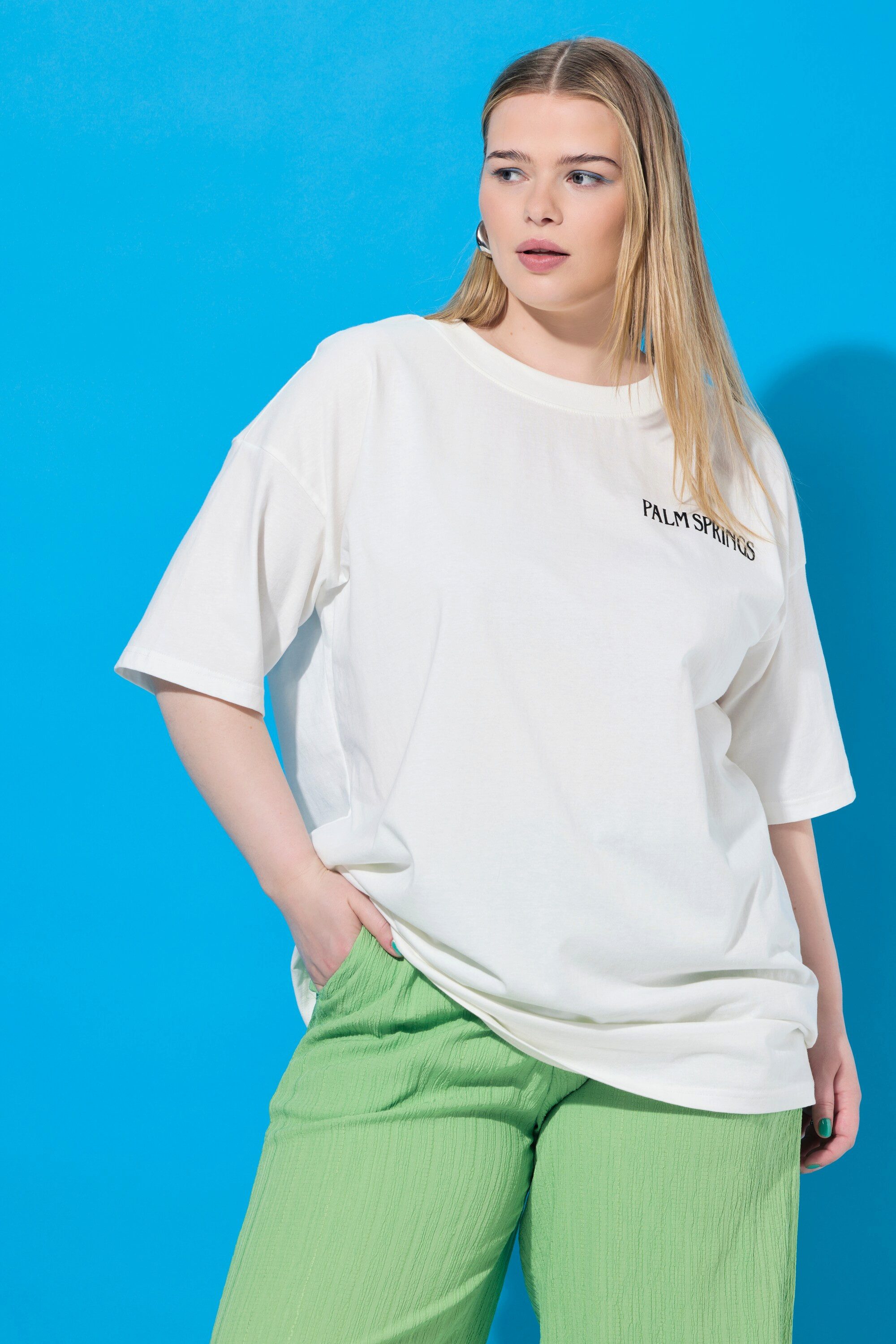 Studio Untold T-Shirt T-Shirt Oversize Shape Halbarm Rückenprint