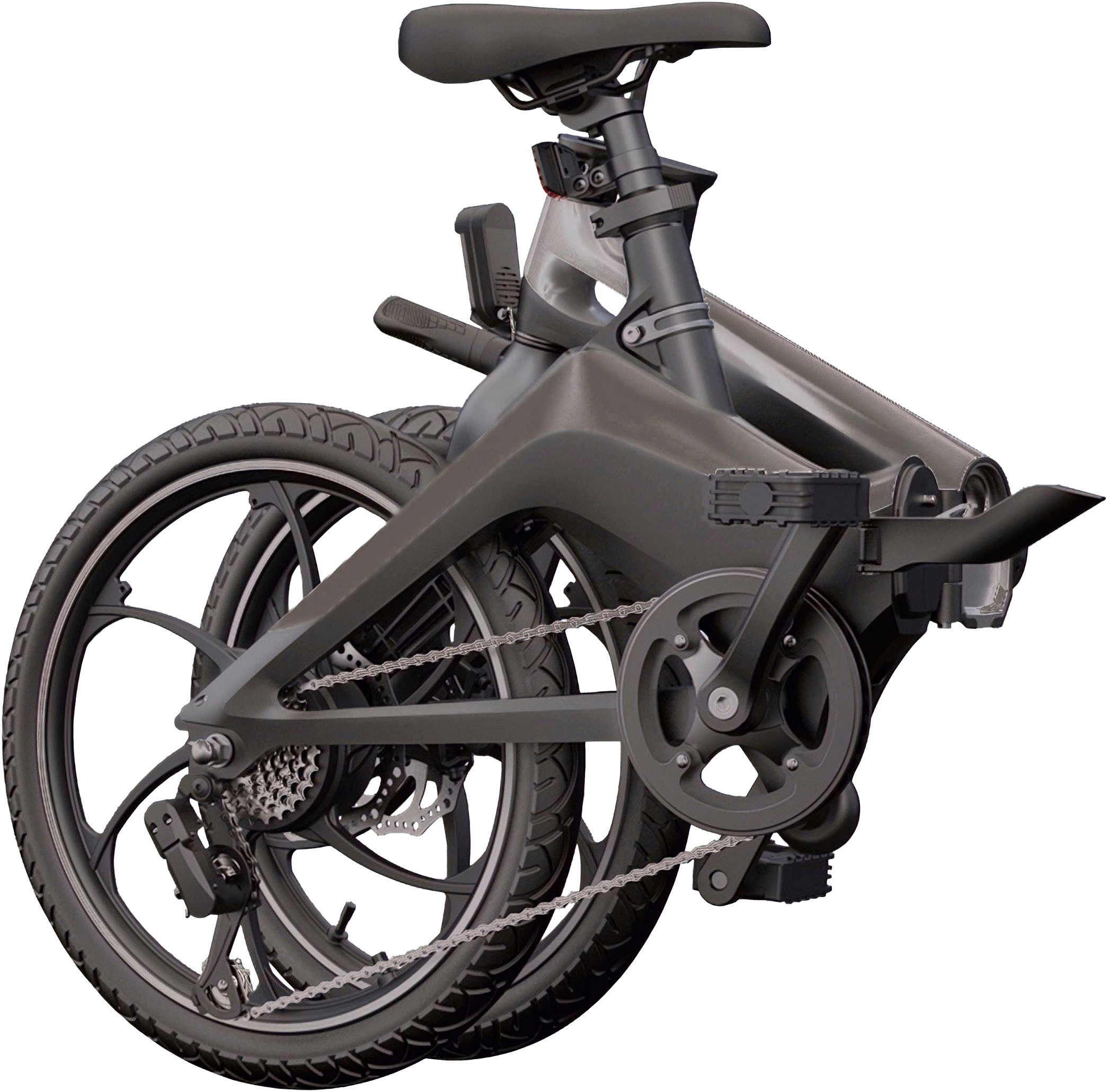 SachsenRAD E-Bike Faltrad F11 MagPuma mit Transporttasche, 6 Gang Shimano, Kettenschaltung, Heckmotor, 281 Wh