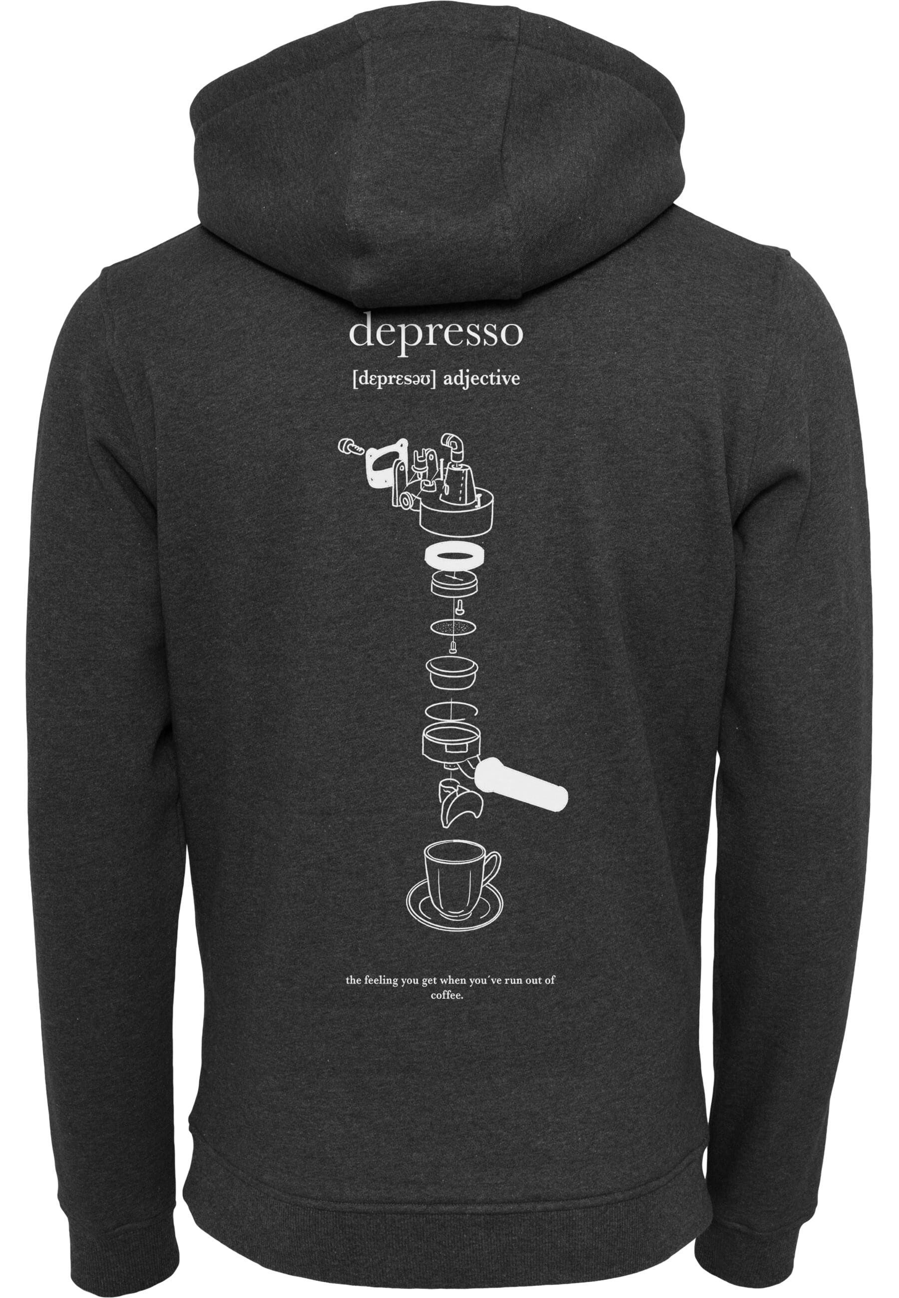 MisterTee Sweatshirt MisterTee Herren Depresso Hoody (1-tlg) günstig online kaufen