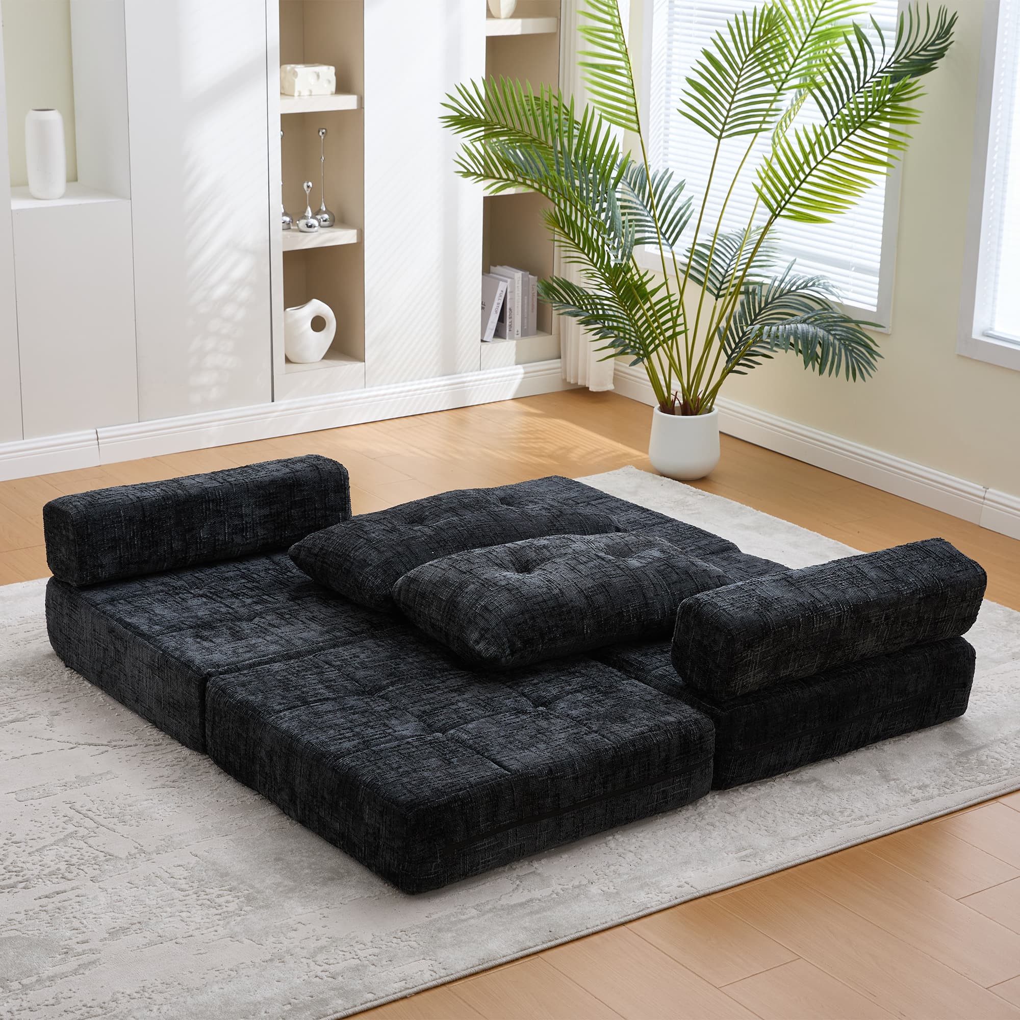Fanttik Sofa Schlafsofa Klappsofa mit Kissen günstig online kaufen
