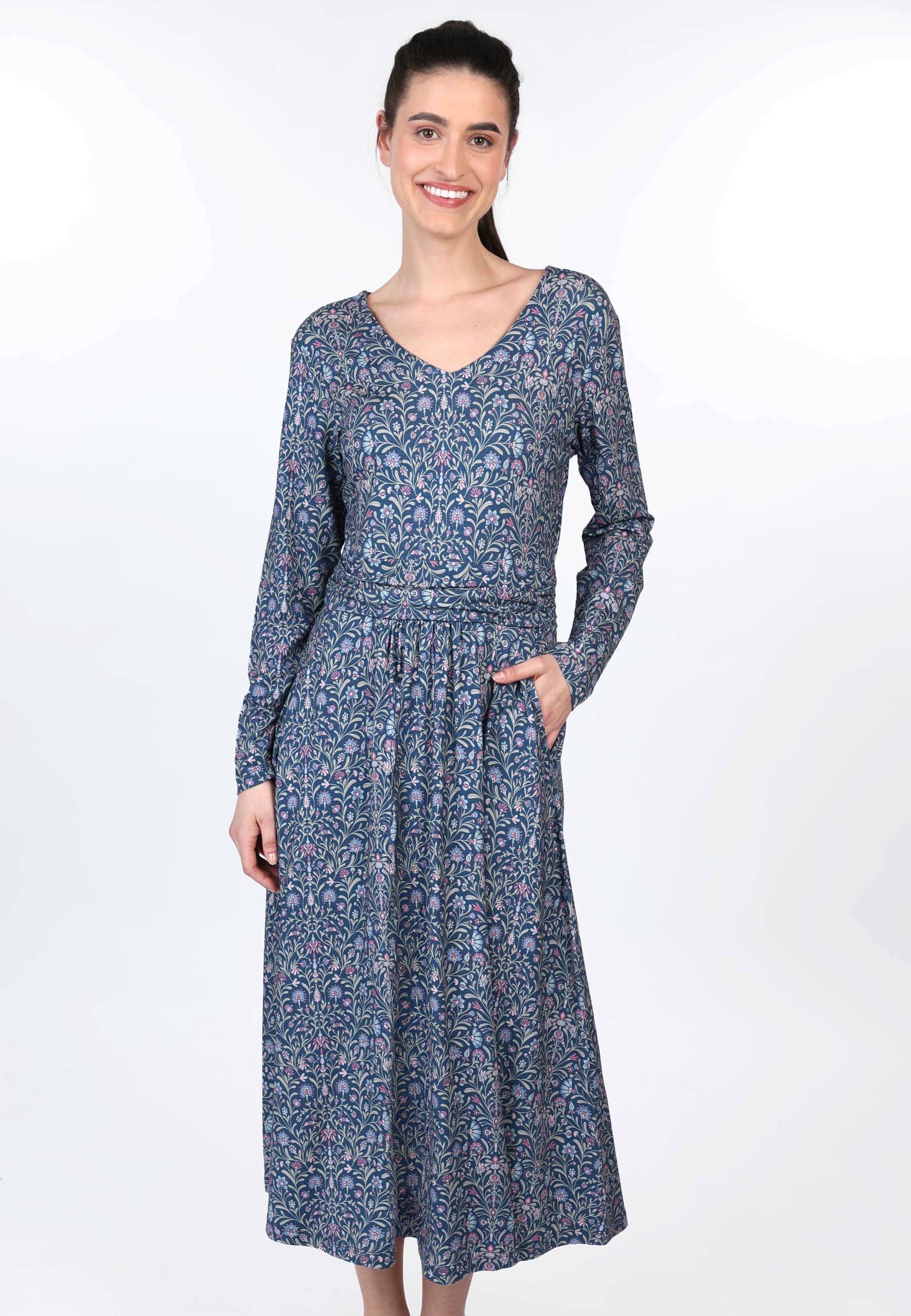 Sorgenfri Sylt Sommerkleid Malindusa Taillenraffung günstig online kaufen