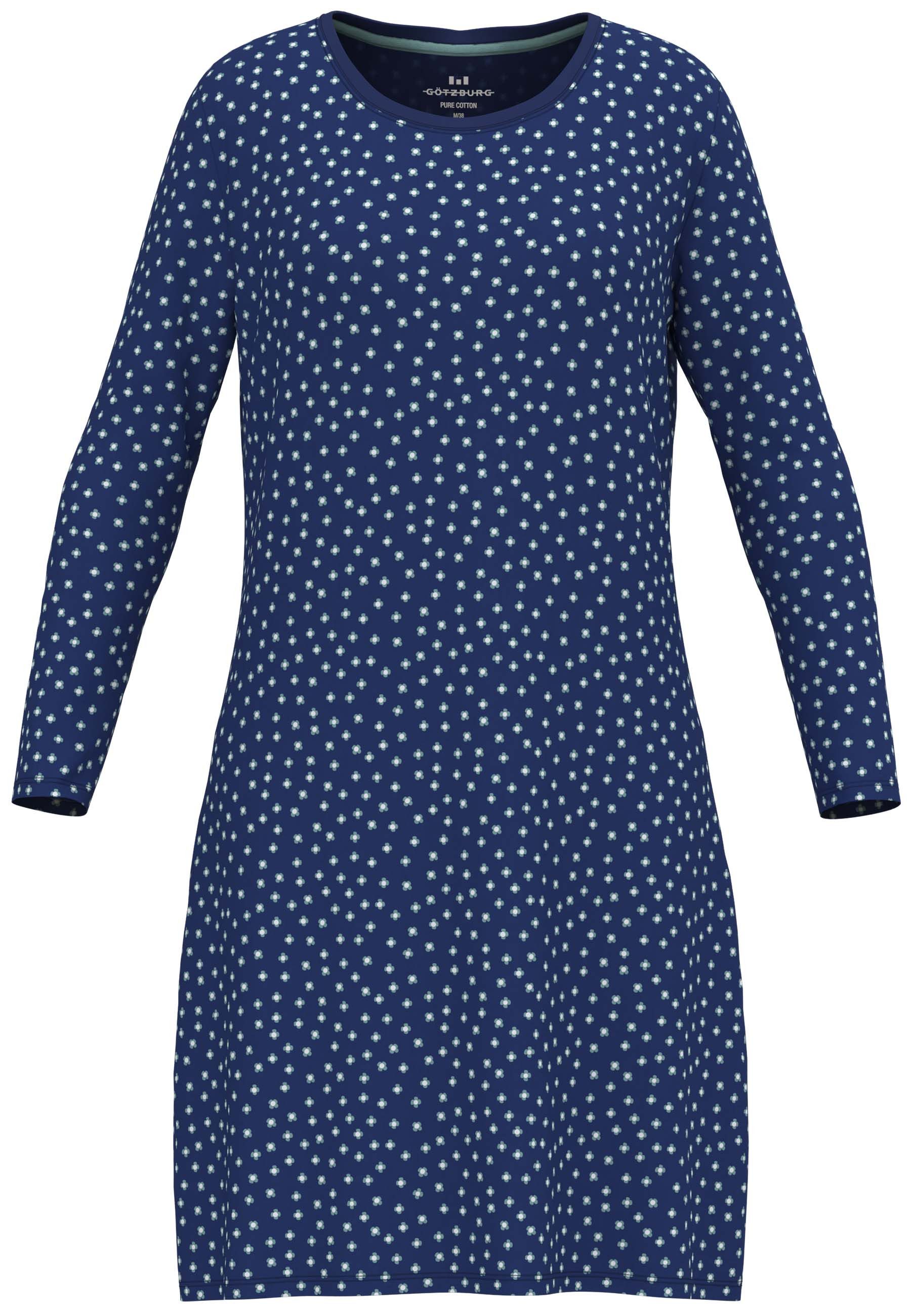 GÖTZBURG Nachthemd Katerini Rundhalsausschnitt, langärmelig, Baumwolle, mit günstig online kaufen