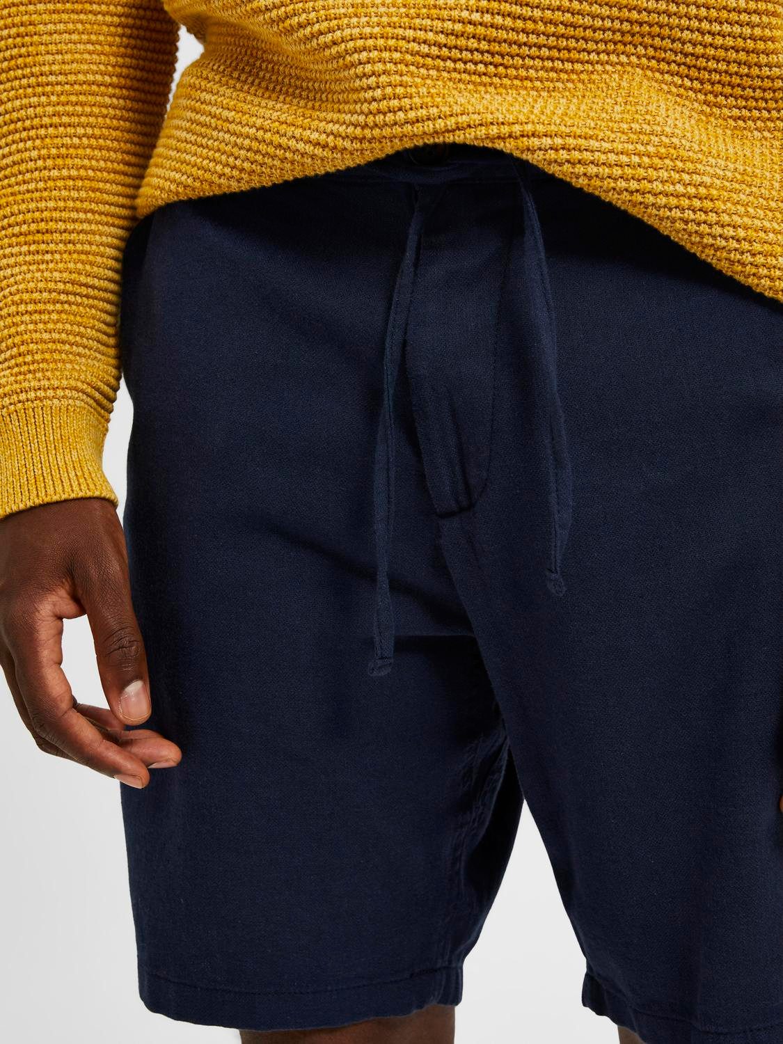 Selected Herren Chino Shorts SLHREGULAR-BRODY LINEN Regular Fit günstig online kaufen