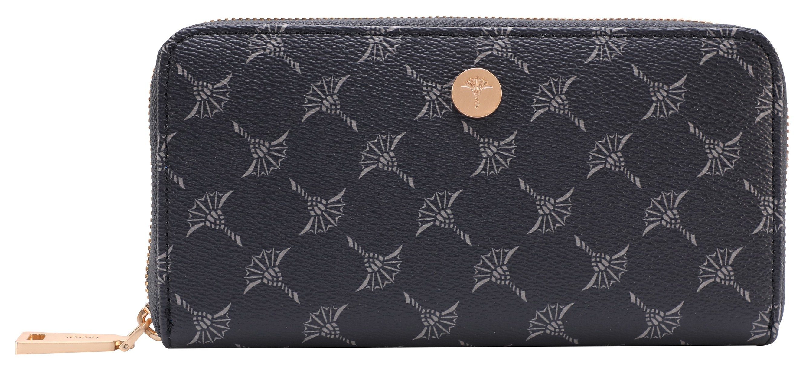 Joop! Geldbörse cortina 1.0 melete Kornblumenprint mit lh11z, allover purse darkblue