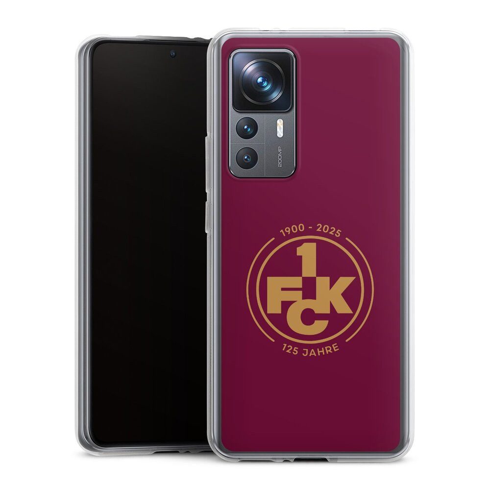 DeinDesign Handyhülle 1. FC Kaiserslautern 1. FCK 125 Jahre 1. FCK 125. Jubiläum, Xiaomi 12T 5G Silikon Hülle Bumper Case Handy Schutzhülle
