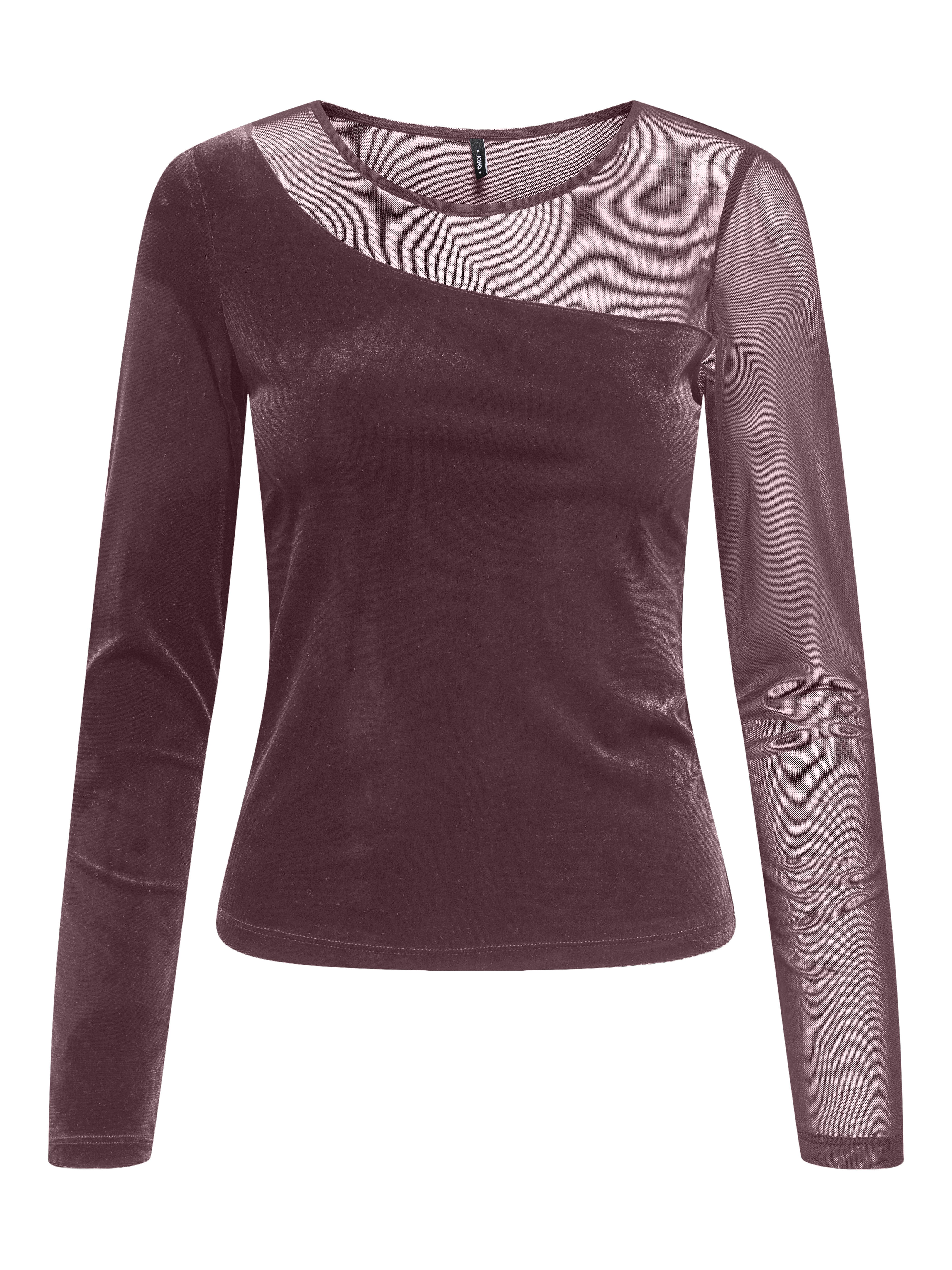 ONLY Langarmshirt ONLSMOOTH L/S MESH MIX günstig online kaufen