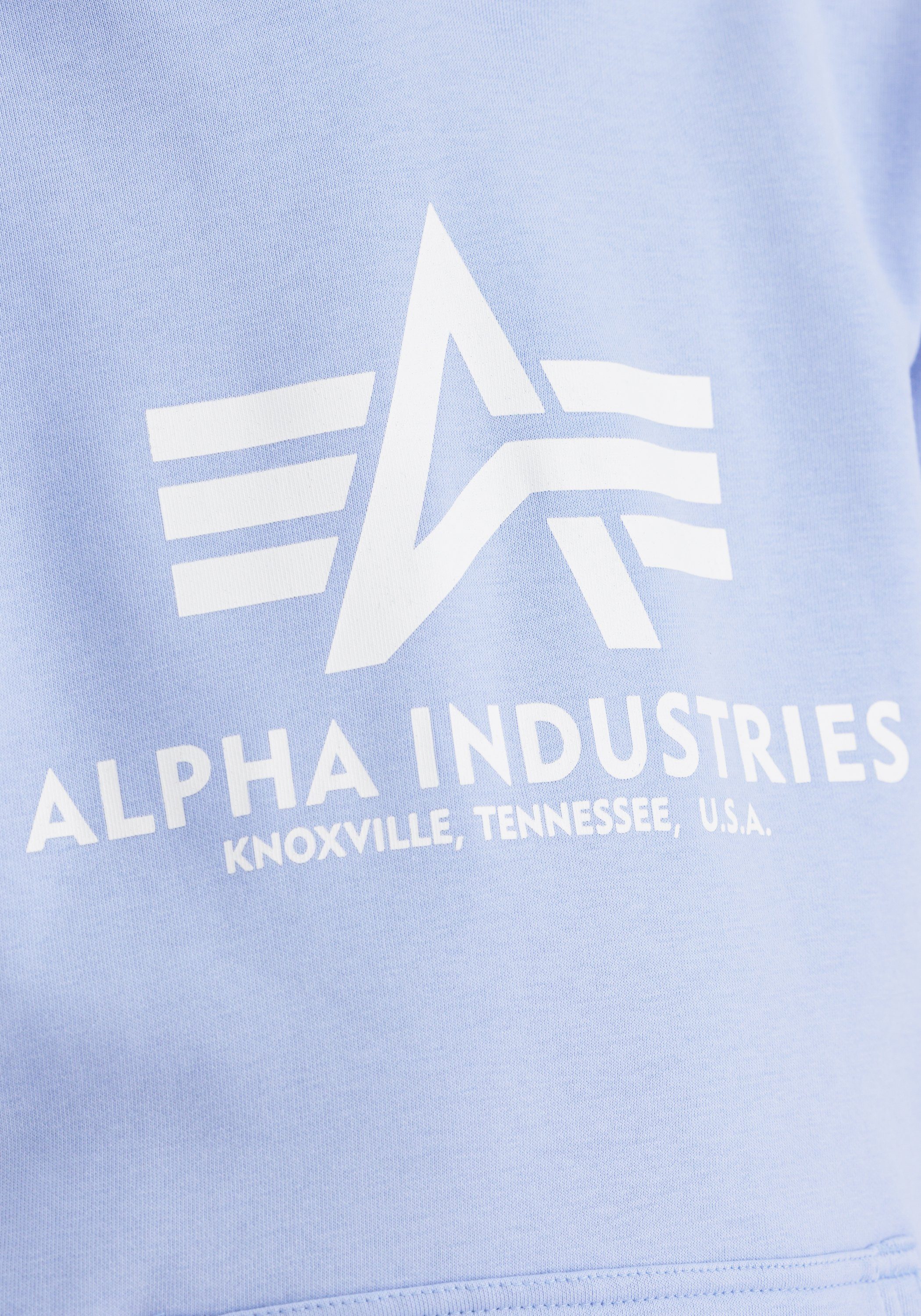 Alpha Industries Kapuzenshirt Alpha Industries blue - Basic Hoodies Kids light Hoody Kids/Teens