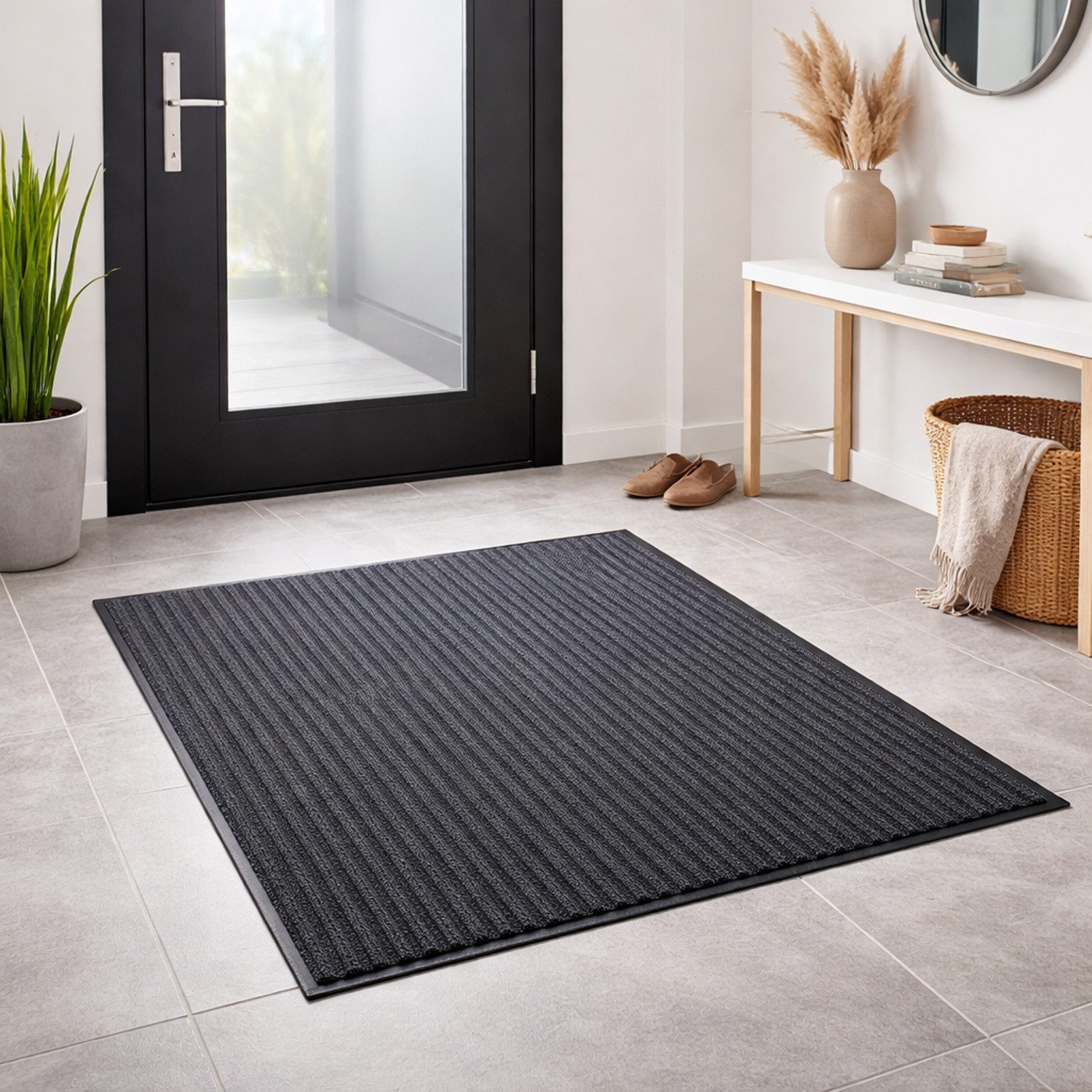 Mojawo Fußmatte Schmutzfangmatte Fußmatte Schmutzmatte Türmatte Matte 80x12 günstig online kaufen