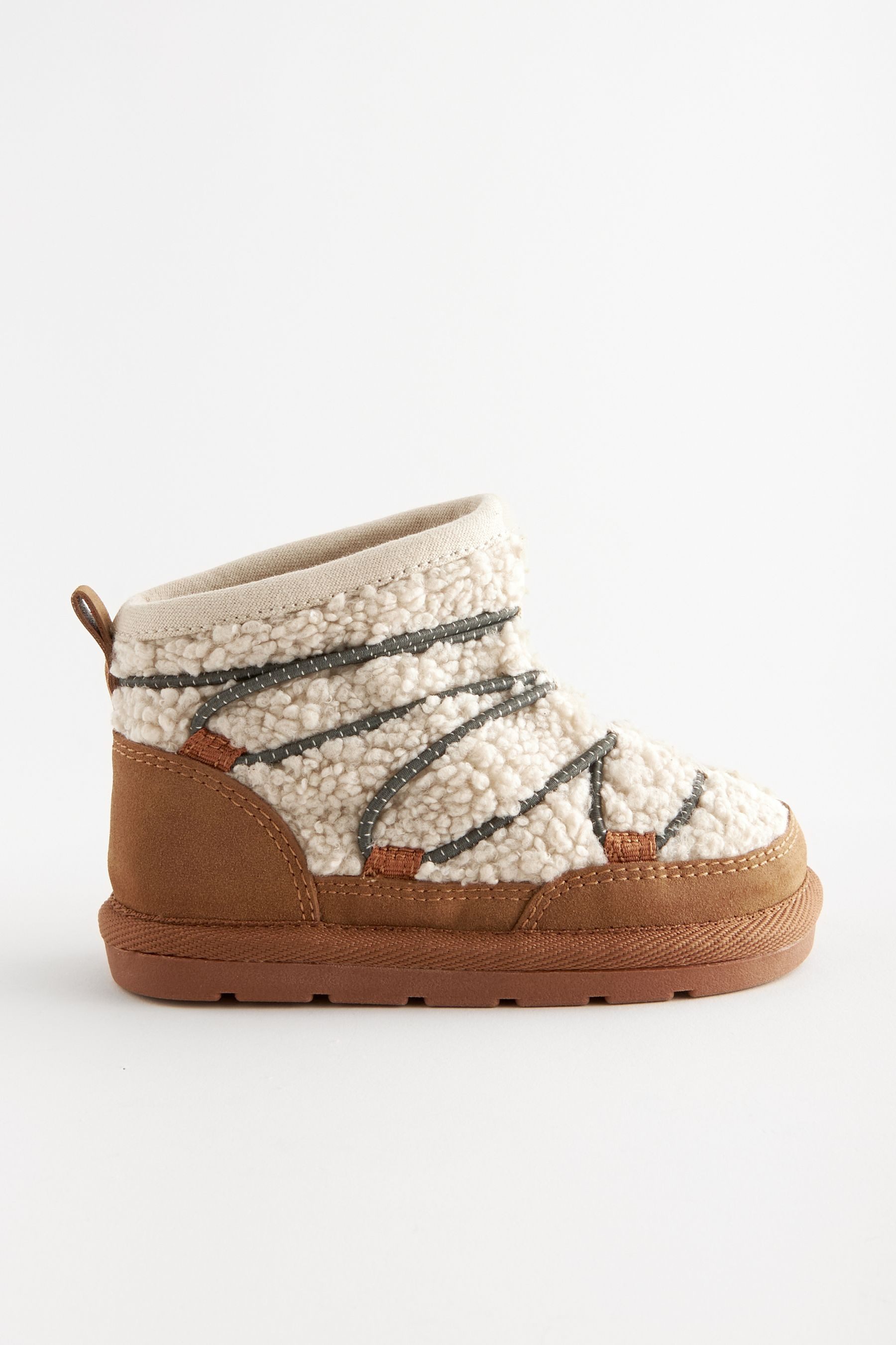 Next Bungee Stiefel aus Borg und günstig online kaufen