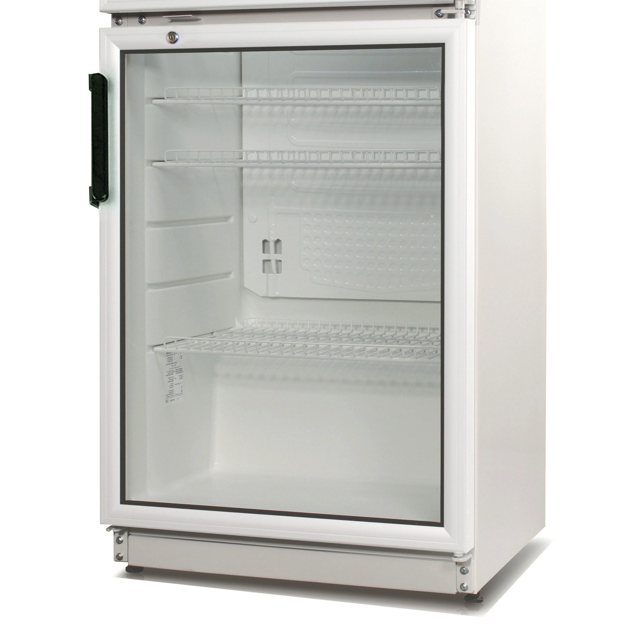 BEKO Vollraumkühlschrank ADN 230/2 BP, 173 cm hoch, 60 cm breit, Verschliessbare Glastür, Automatische Abtauung, Innenbeleuchtung