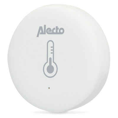 Alecto SMART-TEMP10 Smarter Kontaktsensor, Smartes Thermo-Hygrometer, Thermometermesser, Smart-Home