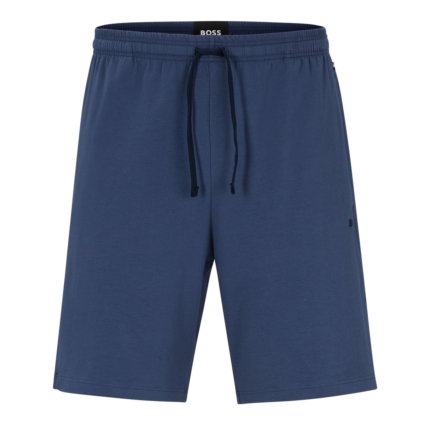 gesticktem mit blue 475 CW Mix&Match Short Shorts Markenlogo open BOSS