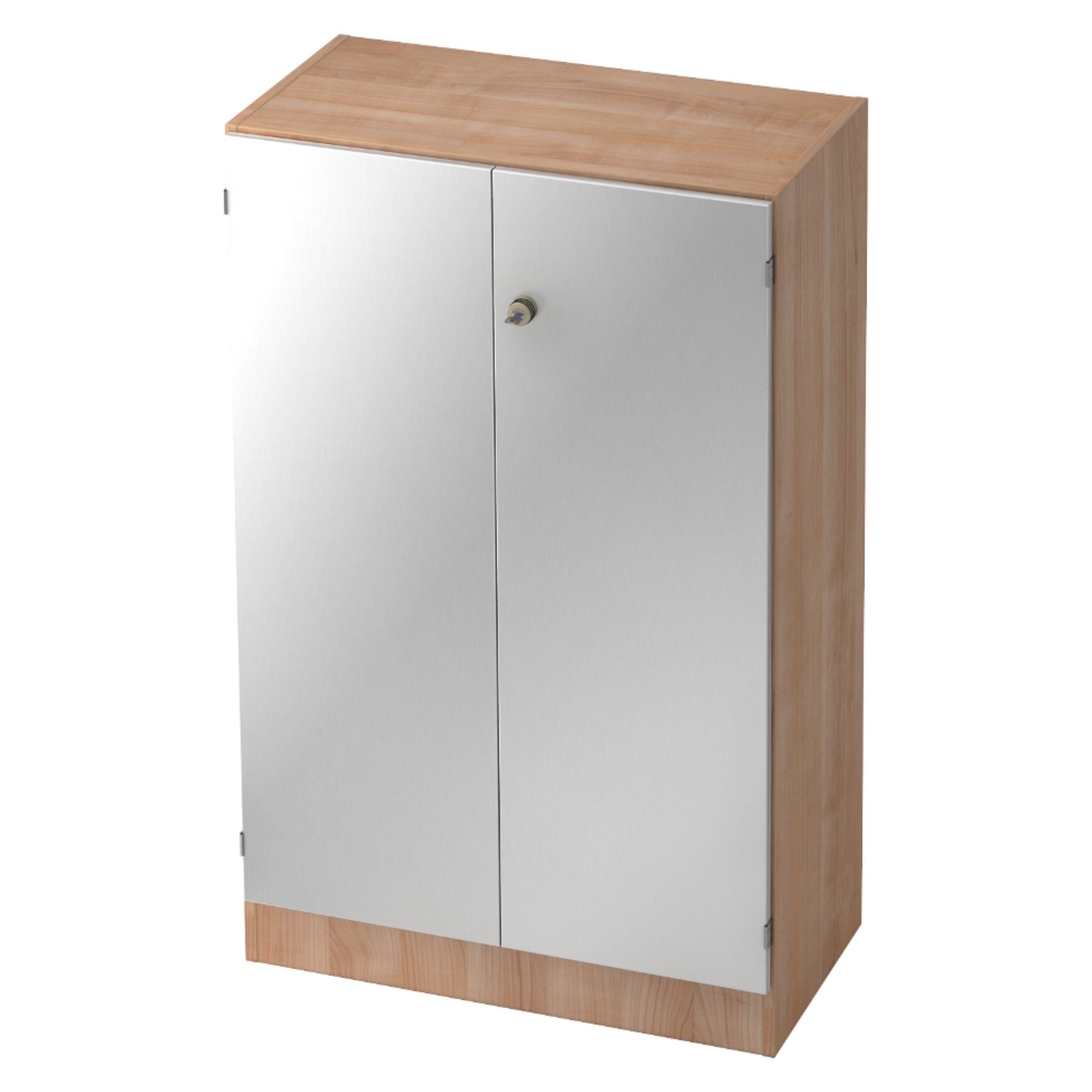 bümö Aktenschrank bümö office Aktenschränke Dekor: Nussbaum/Silber