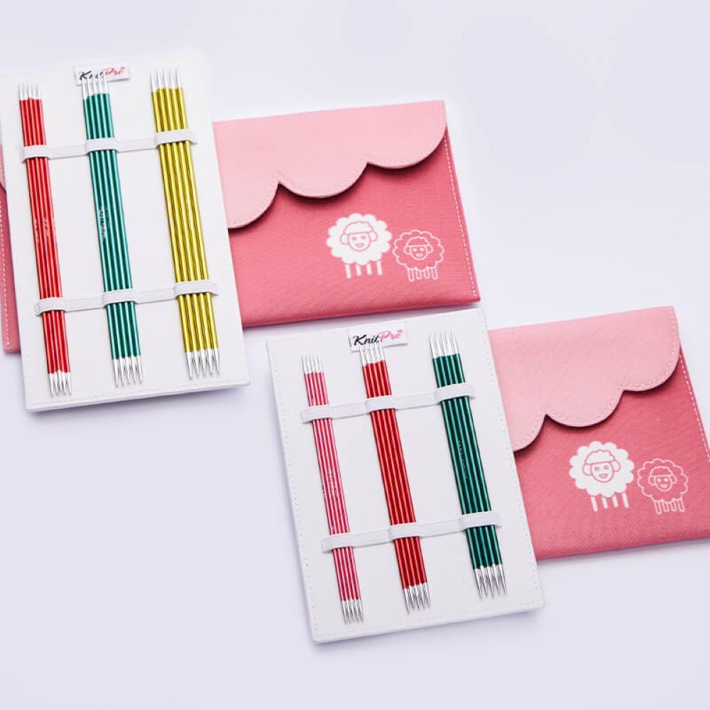 KnitPro Stricknadeln Knit Pro Zing Spiele Set Länge 20 cm (Stärke 2,5 bis 5,0 mm), 24 St.