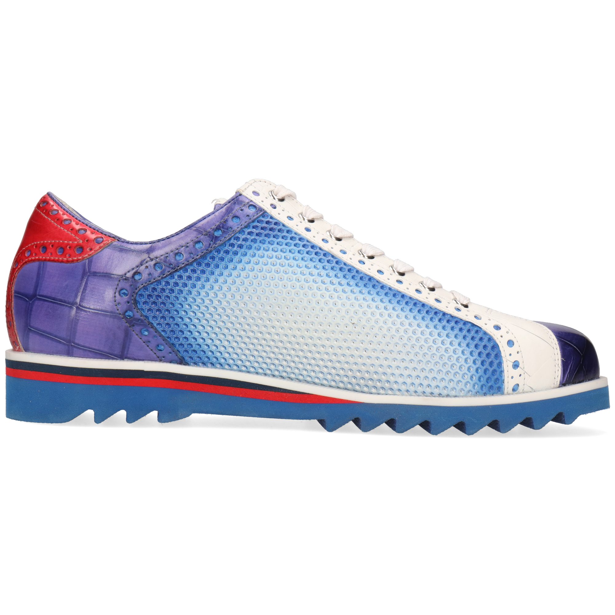 Melvin & Hamilton Hadrian 7 Leder-Sneakers für Herren Sneaker Plateausohlen, Echtes Leder, Herausnehmbare Innensohle