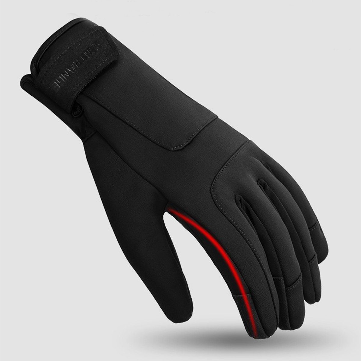 Schwarz Ski Fahrradhandschuhe Winterhandschuhe Handschuhe Anti-Rutsch Membrane Fahrradhandschuhe Touchscreen-Funktion und wasserdichter mit XDeer