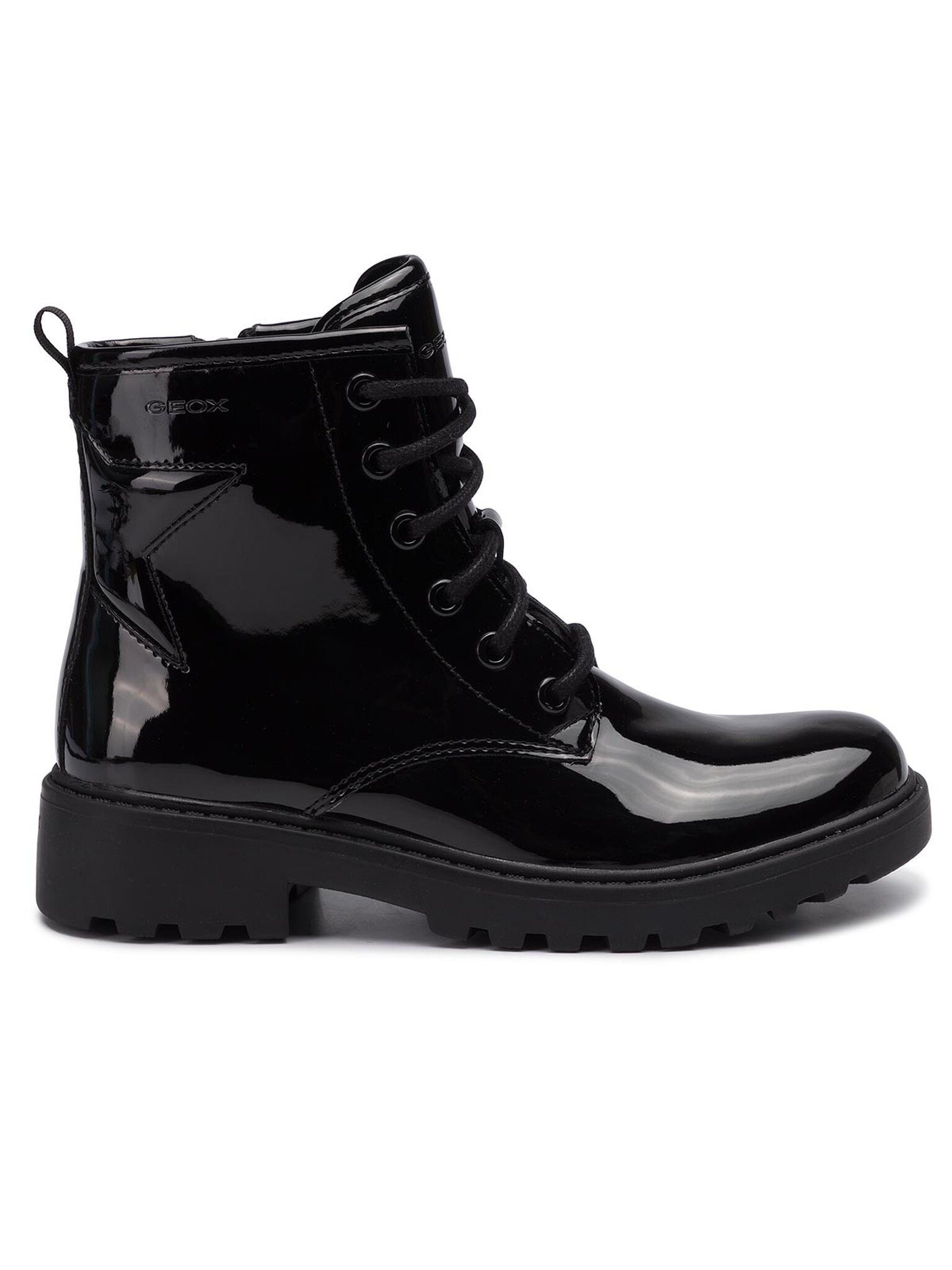 Geox Schnürstiefeletten J Casey G. G J9420G 000HH C9999 S Black Schnürstiefelette